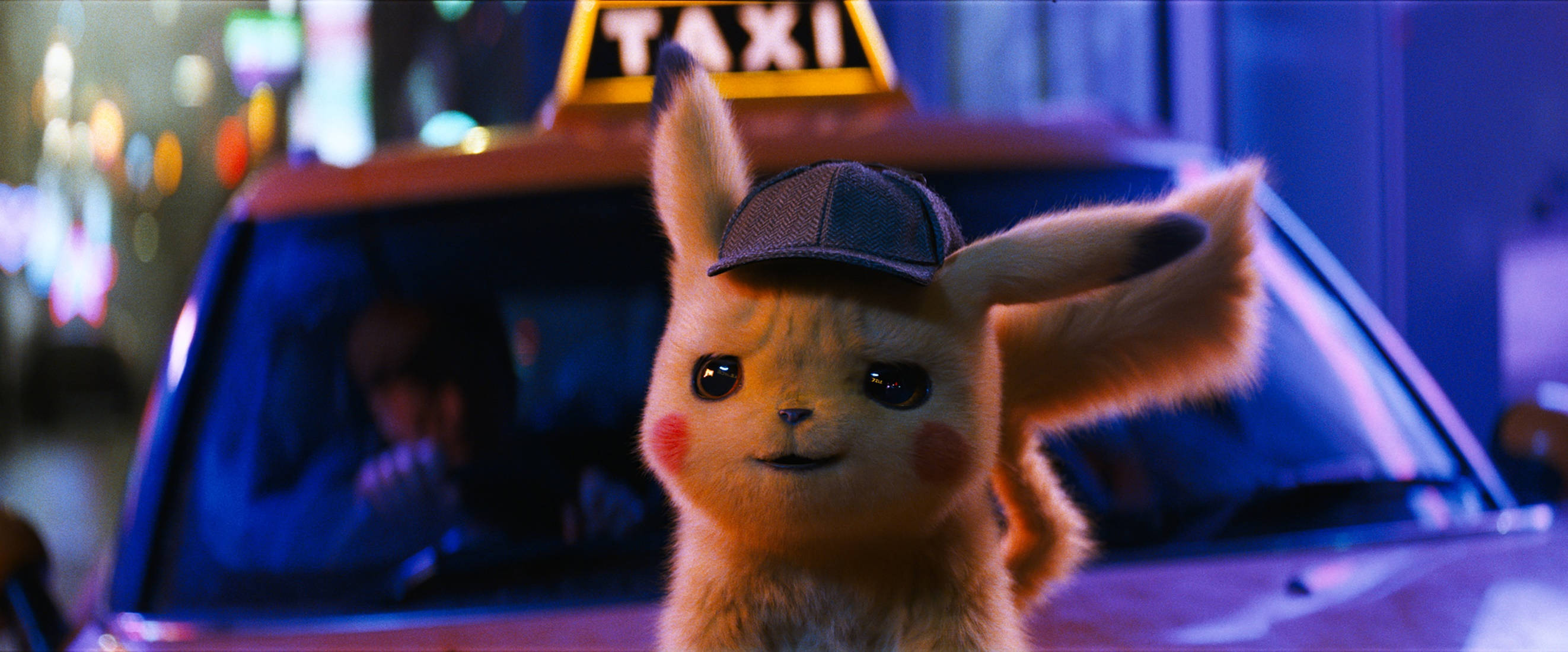 ポケモン名探偵ピカチュウ 微笑むタクシー 壁紙