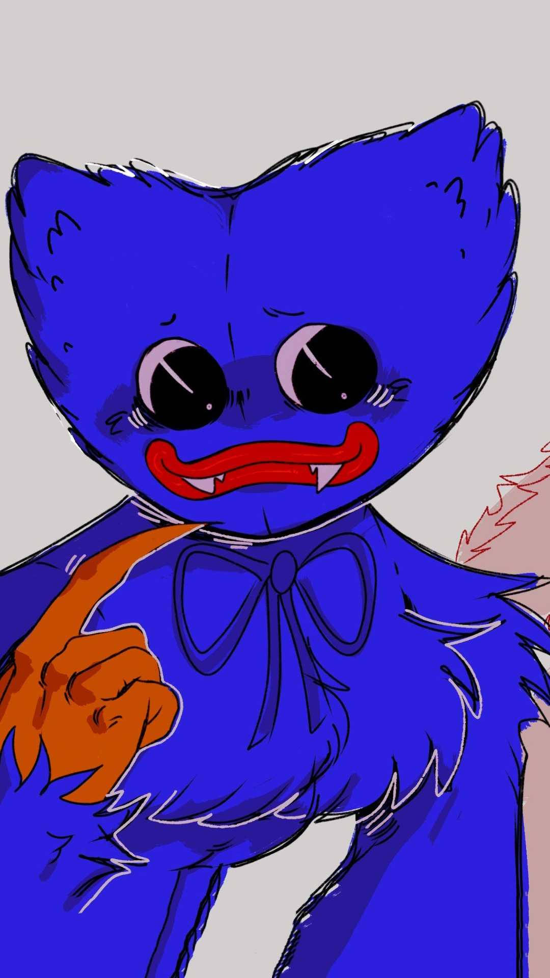 ポピープレイタイム かわいいハギー・ワギーのイラスト 壁紙