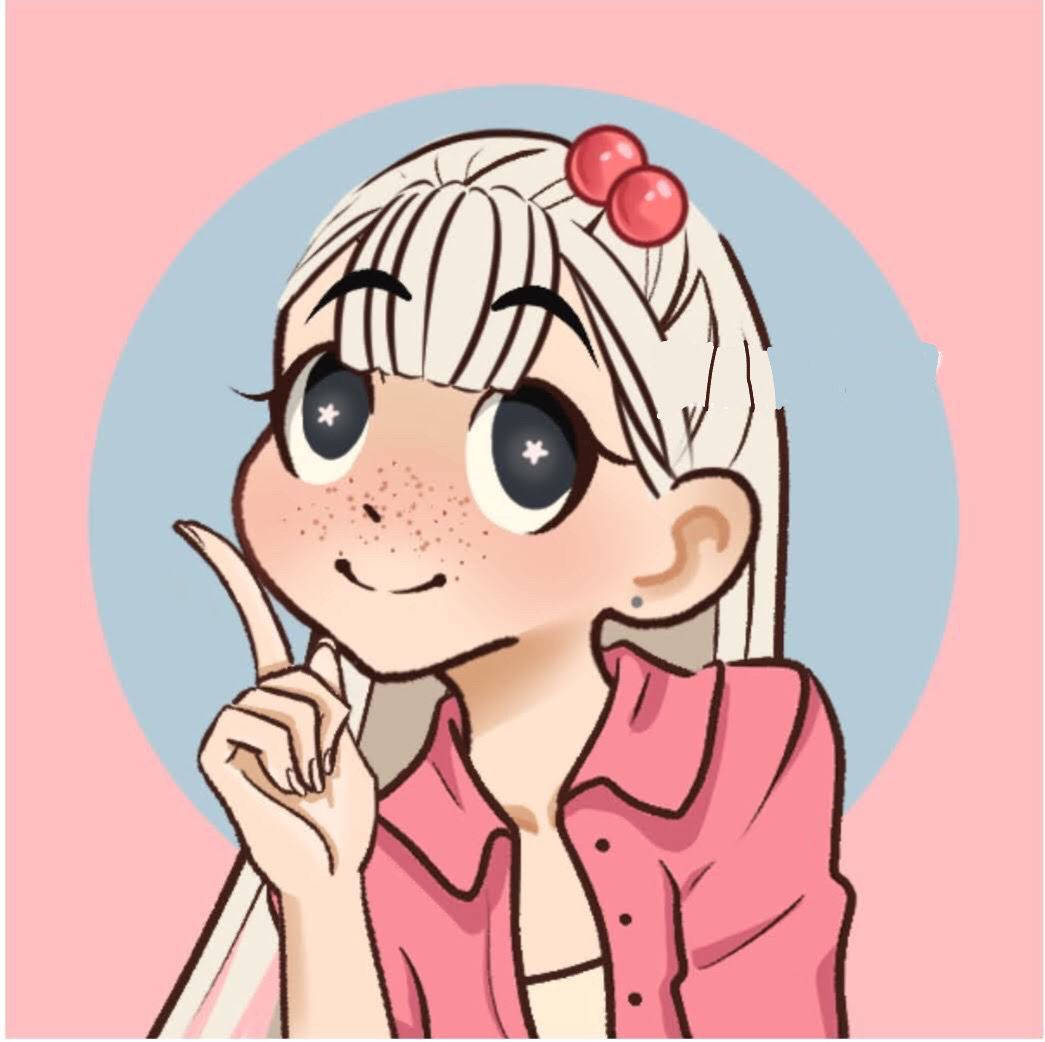 ポーズをとるかわいいプリッピーなPFPの女の子 壁紙