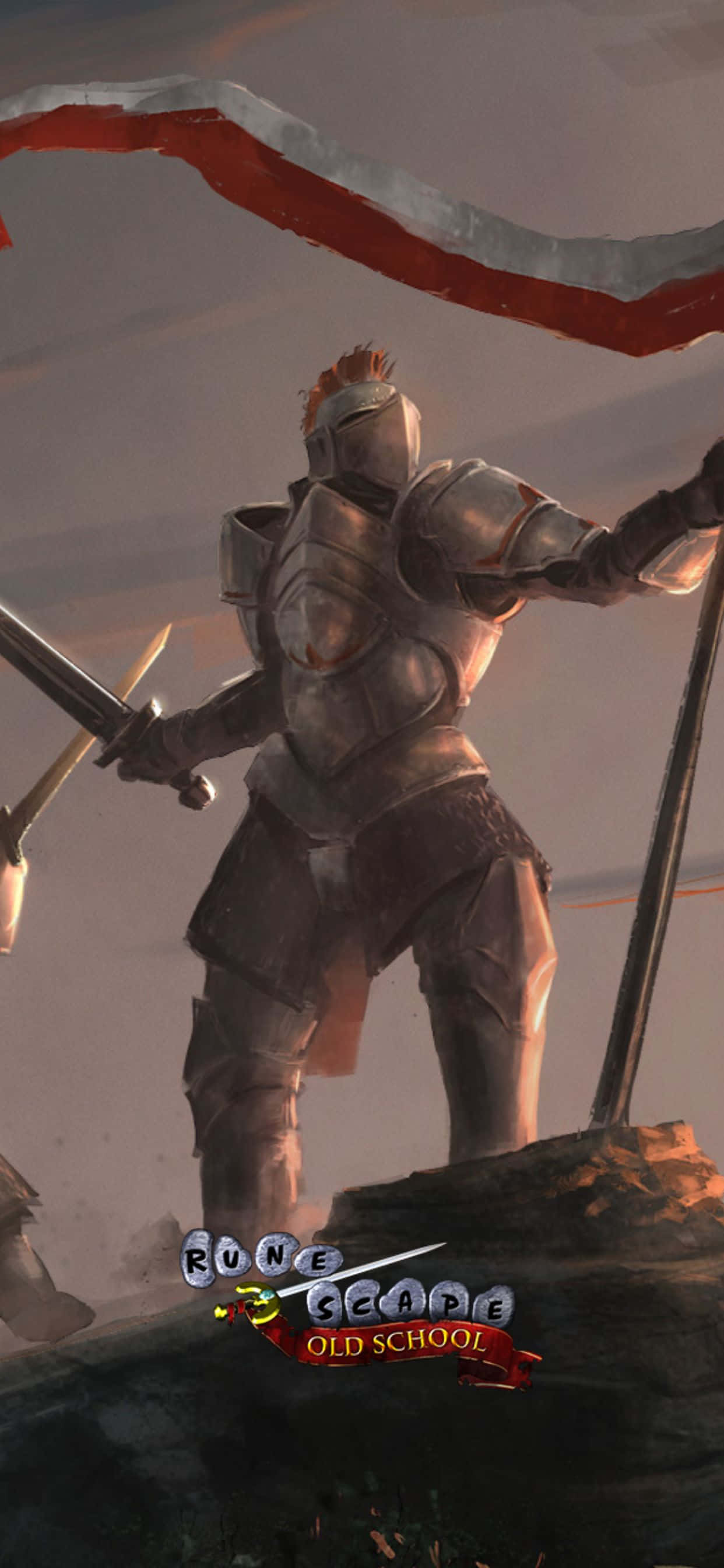 Portrait Warrior iPhone XS Max Runescape Oldschool背景 壁紙