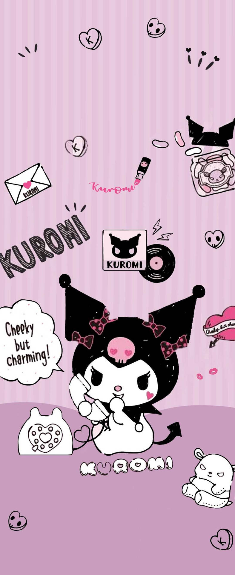 マイメロディ クロミ 電話の壁紙画像 — かわいい アート GIF 壁紙