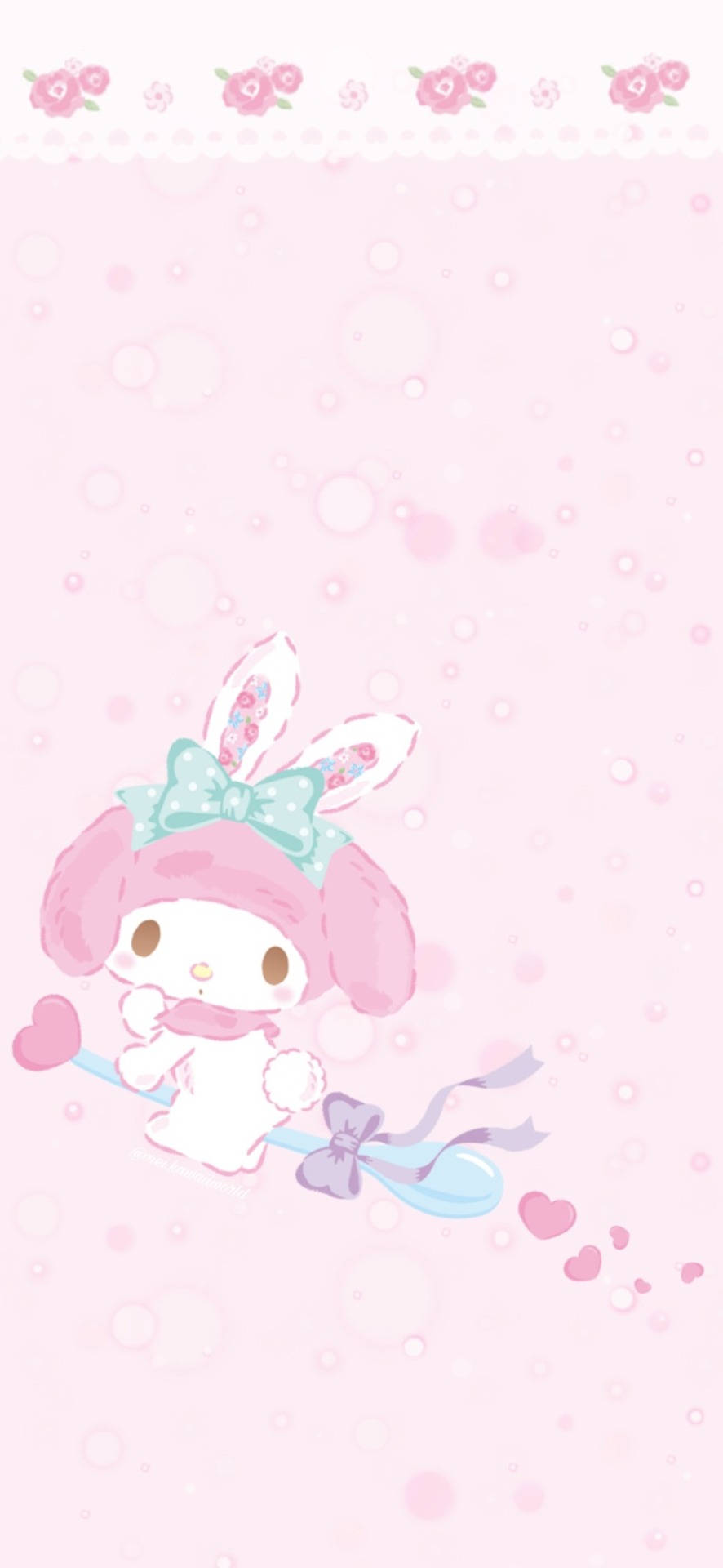 マイメロディ スプーンに乗って 壁紙