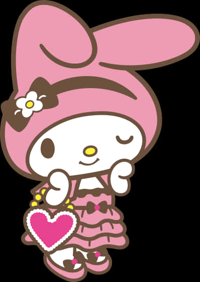 マイメロディのかわいいポーズ 壁紙