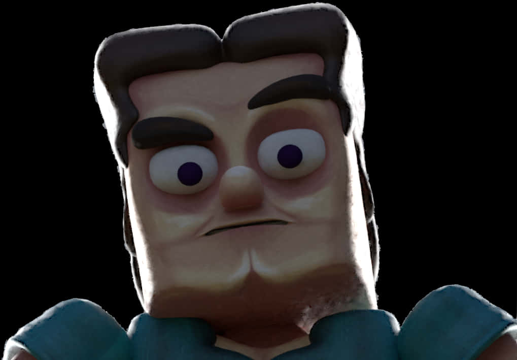 マインクラフトのキャラクターのクローズアップ 壁紙