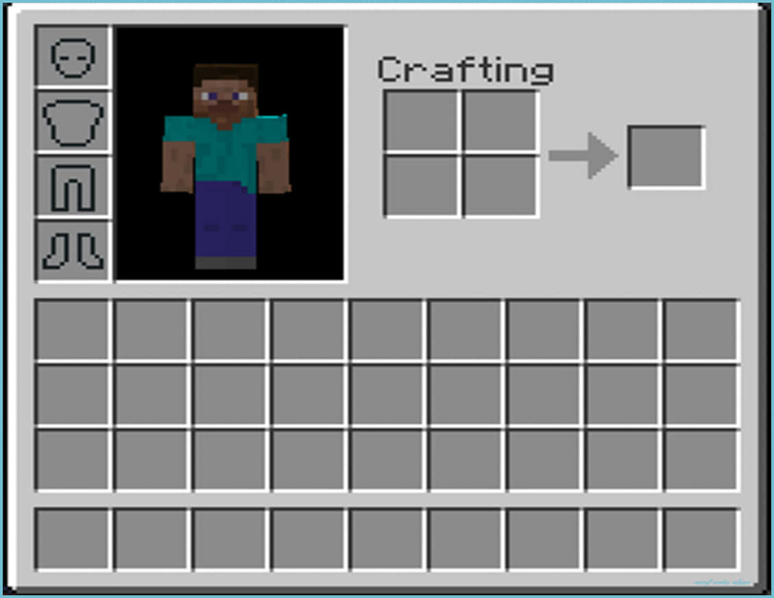 マインクラフトのクラフトインベントリ 壁紙