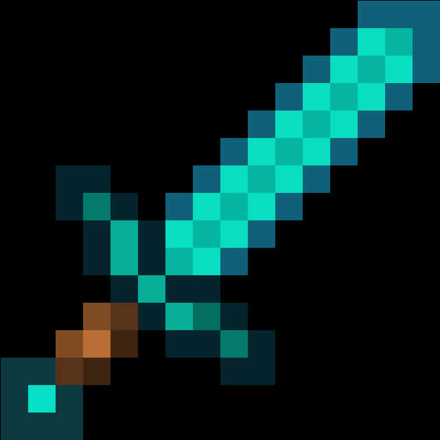 マインクラフトのダイヤモンドの剣アイコン 壁紙