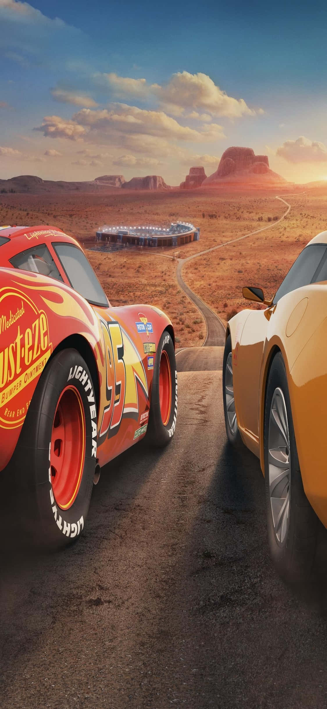 マックイーンとクルーズ iPhone X Cars 壁紙