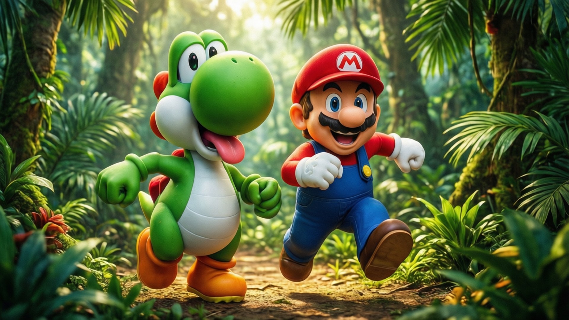 マリオとヨッシー 壁紙