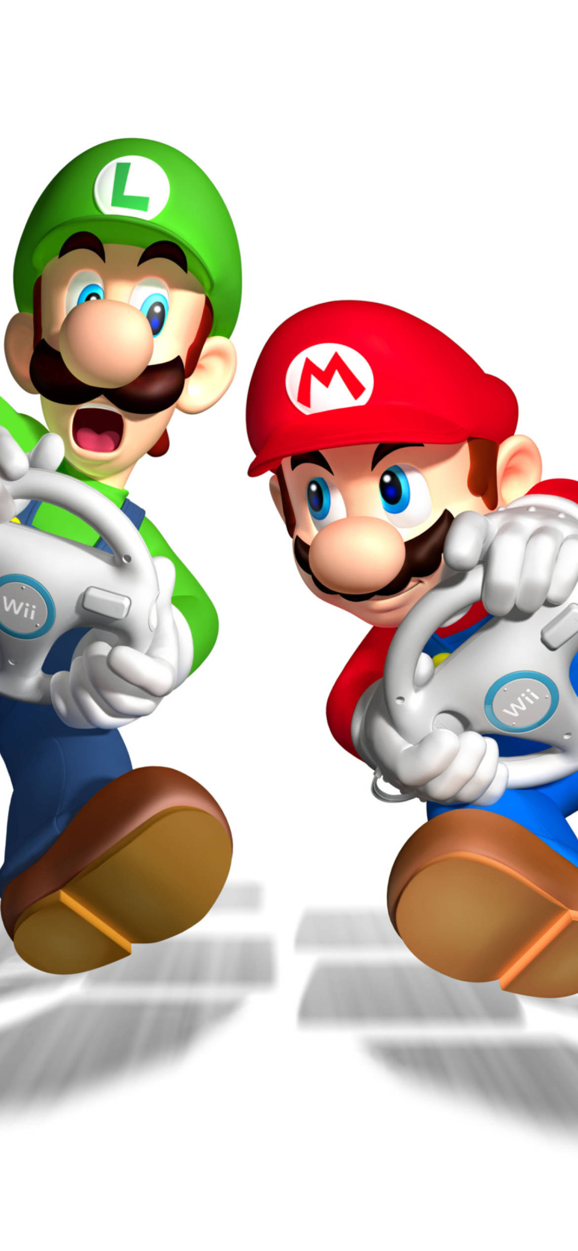 マリオとルイージのハンドルアクション 壁紙