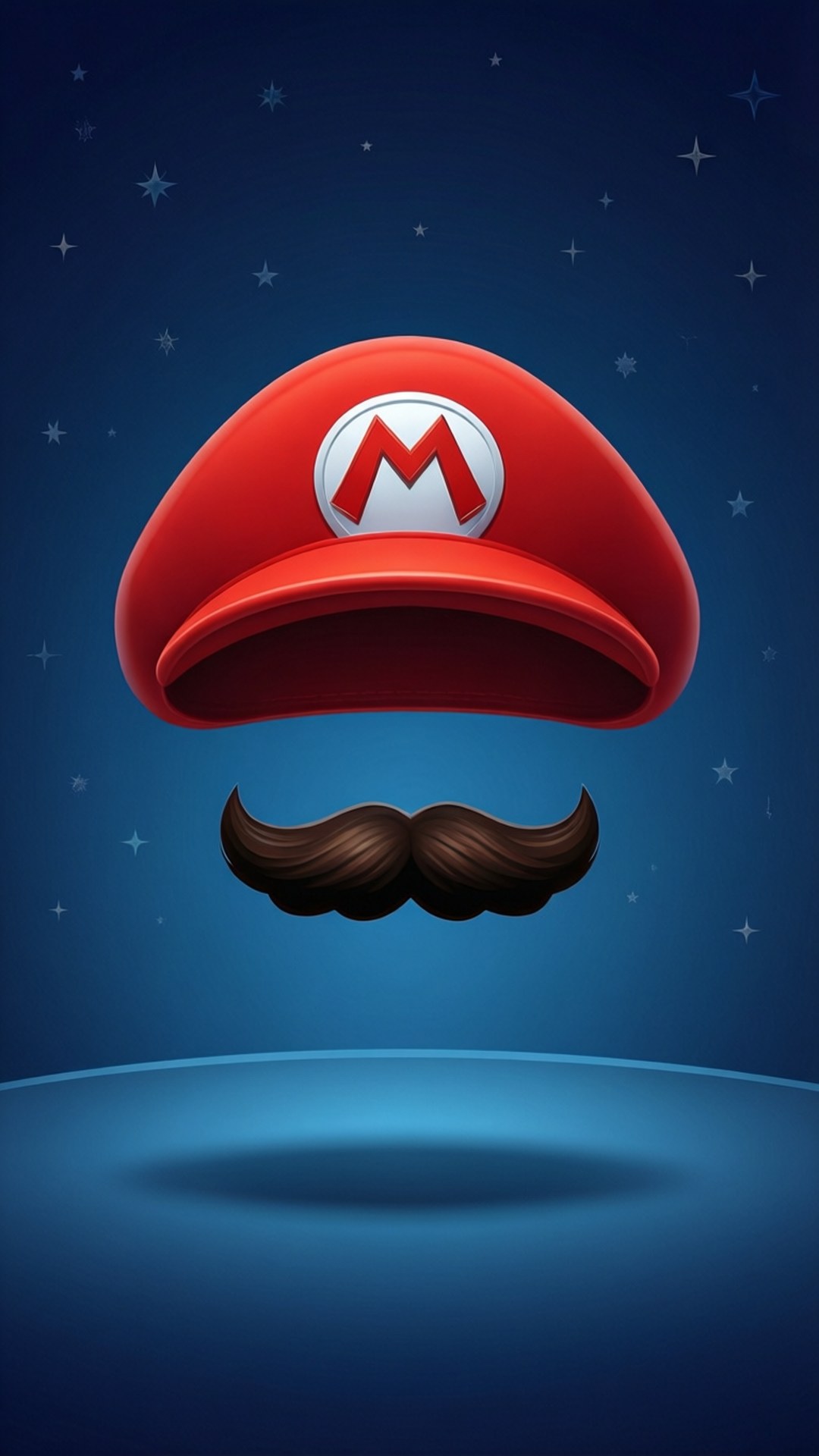 マリオの帽子 ミニマル 壁紙