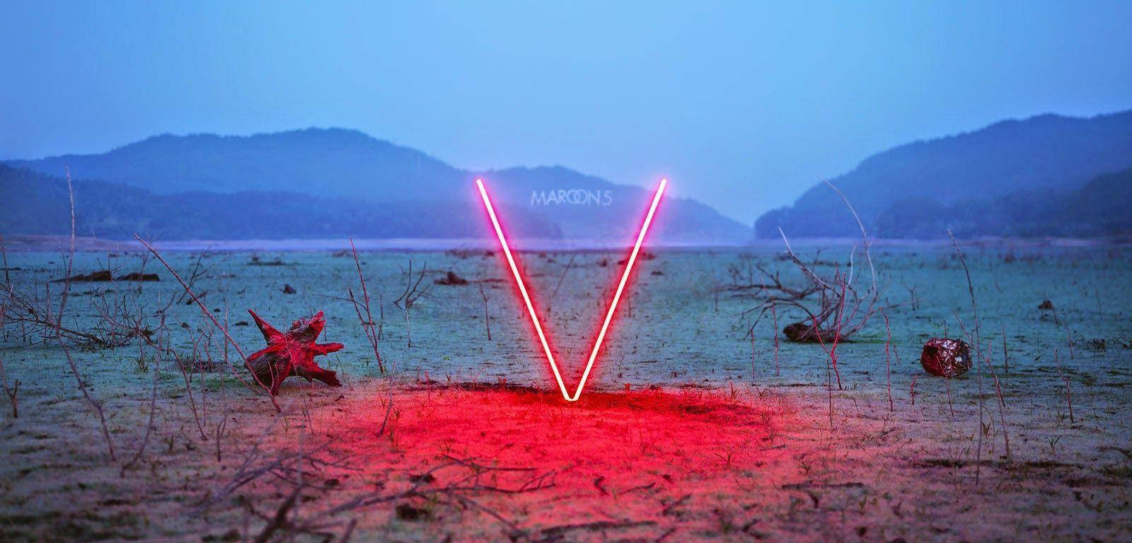 マルーン5の5thアルバム「V」ジャケットアートワーク 壁紙