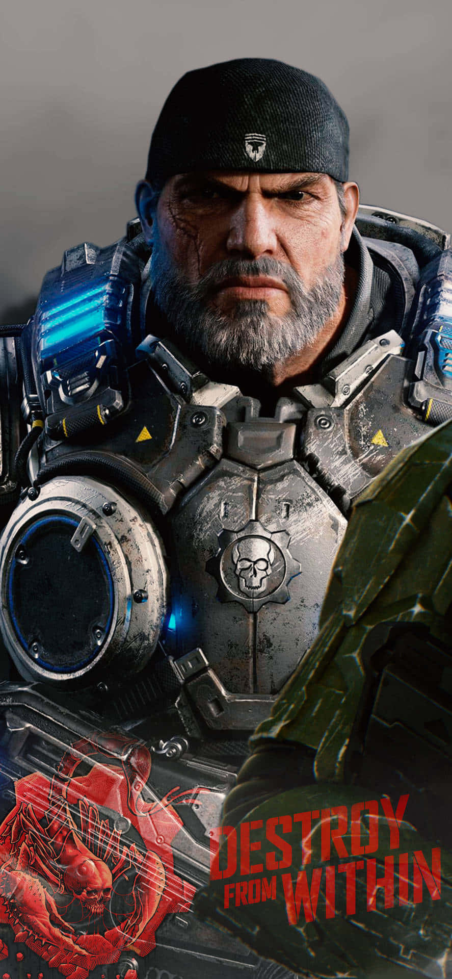 マーカス・フェニックス ポートレート iPhone XS Gears Of War 5 壁紙