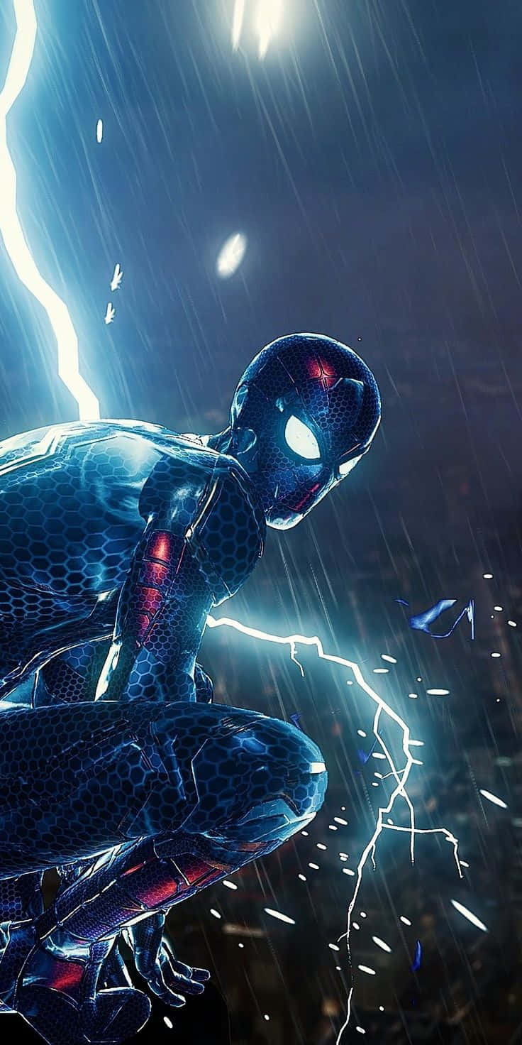マーベル PS4 スパイダーマン 稲光 壁紙