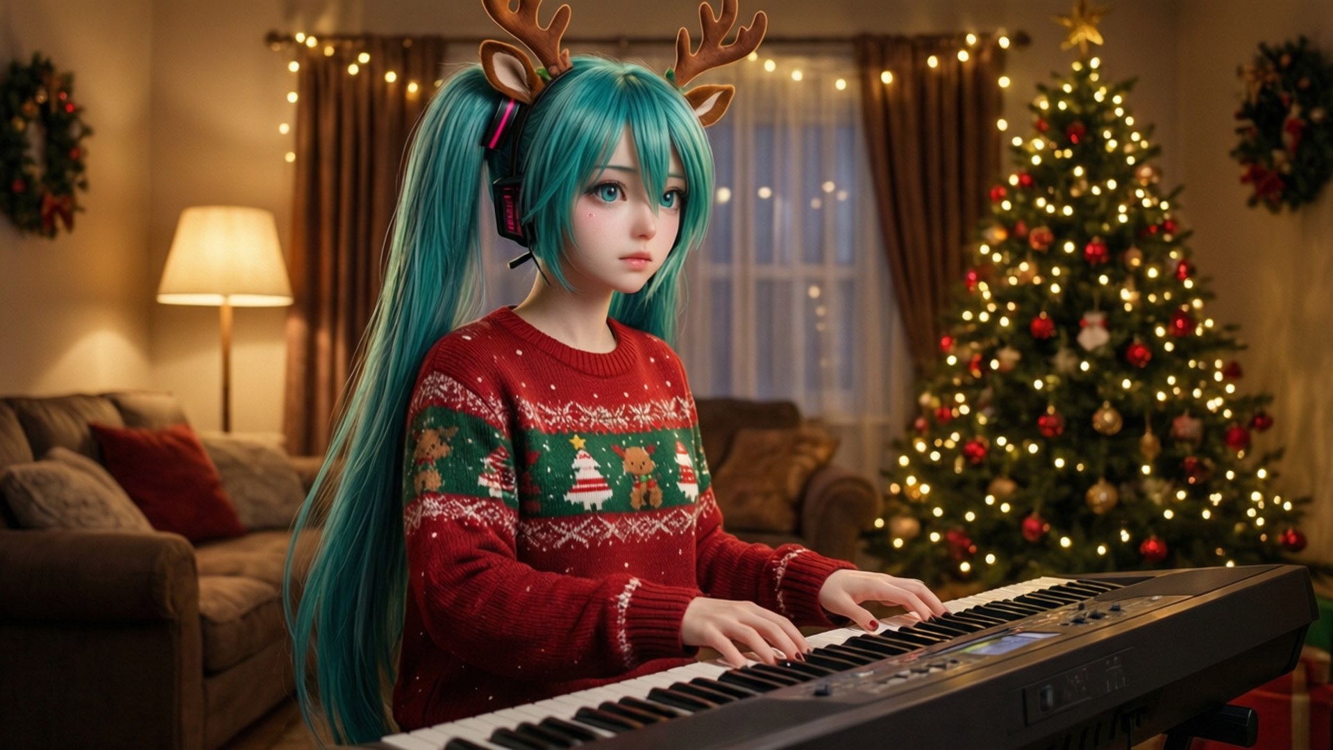 ミクのクリスマスジャム 壁紙