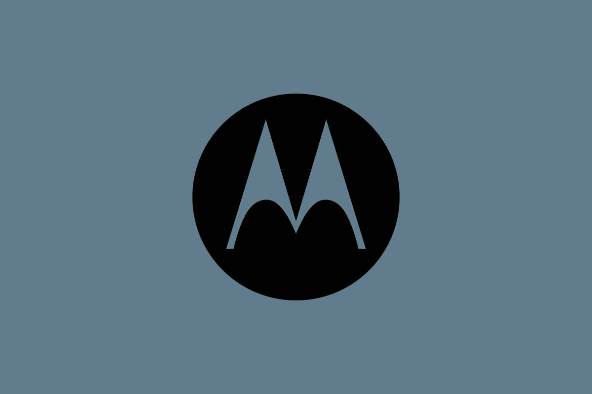 ミニマルなMotorolaイニシャル 壁紙