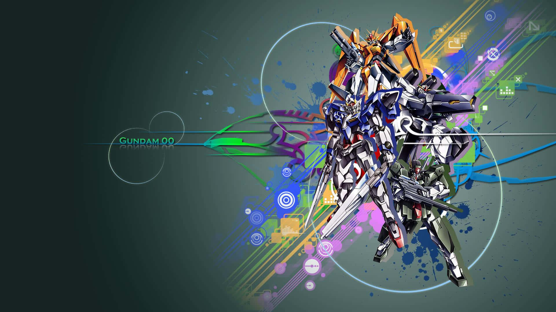 ミニマルなガンダムデスクトップ 壁紙