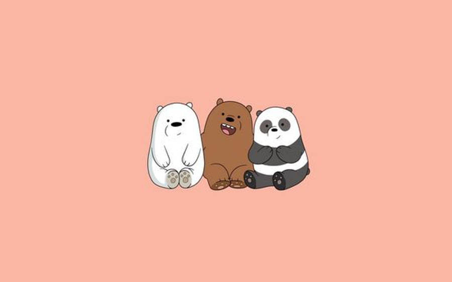 ミニマルな美学 ウィー・ベア・ベアーズ 壁紙