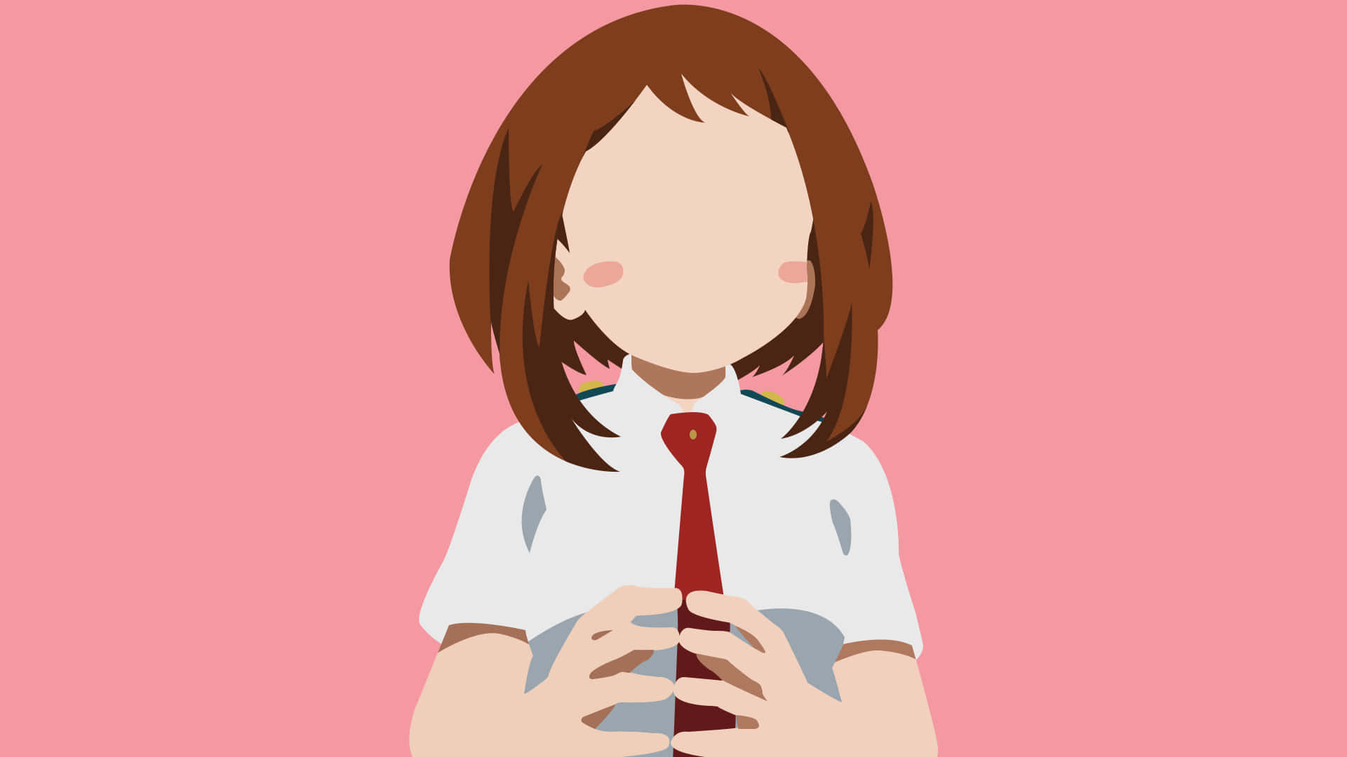 ミニマルな麗日お茶子の美学 壁紙