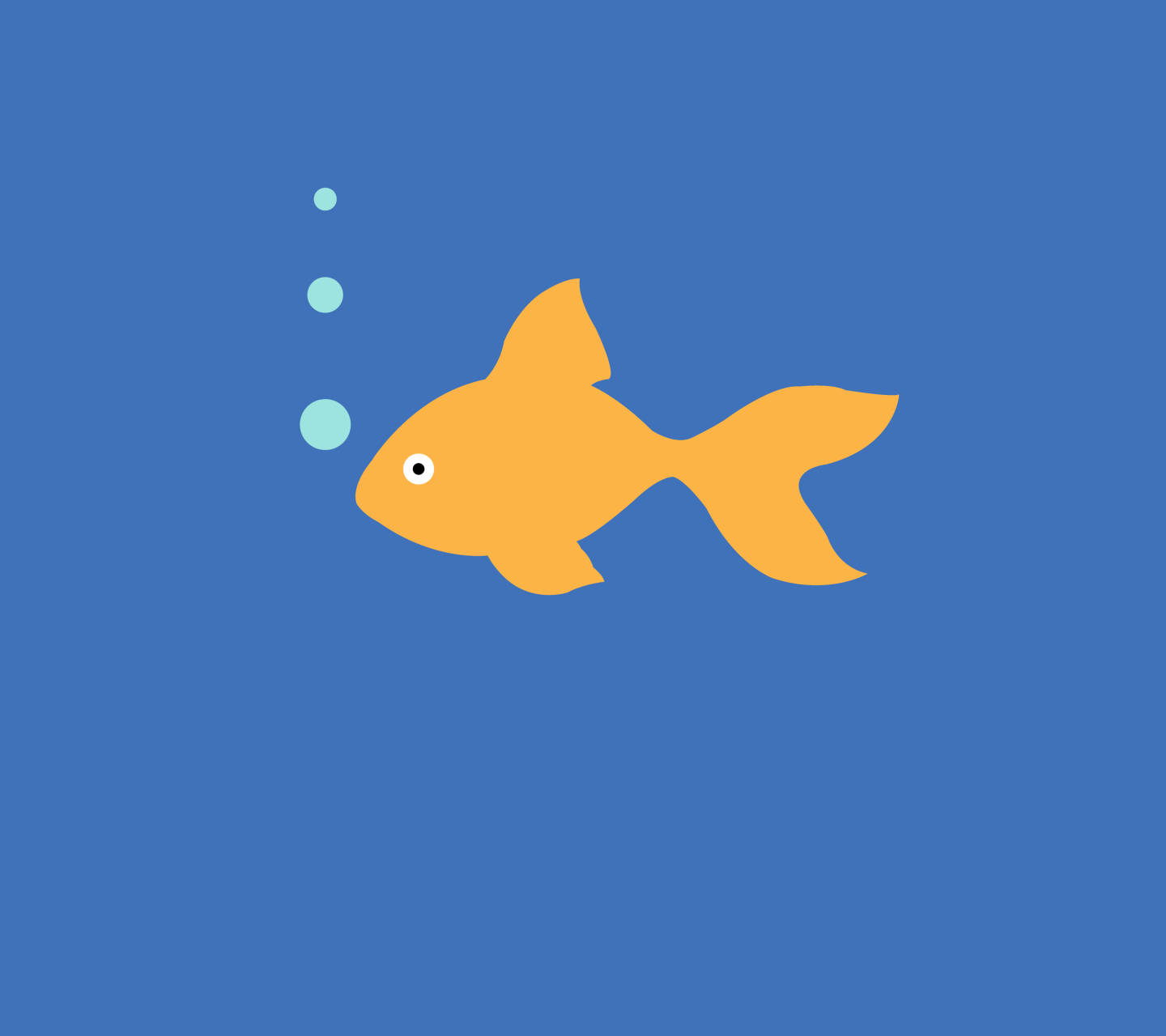 ミニマルアート クールな魚 壁紙