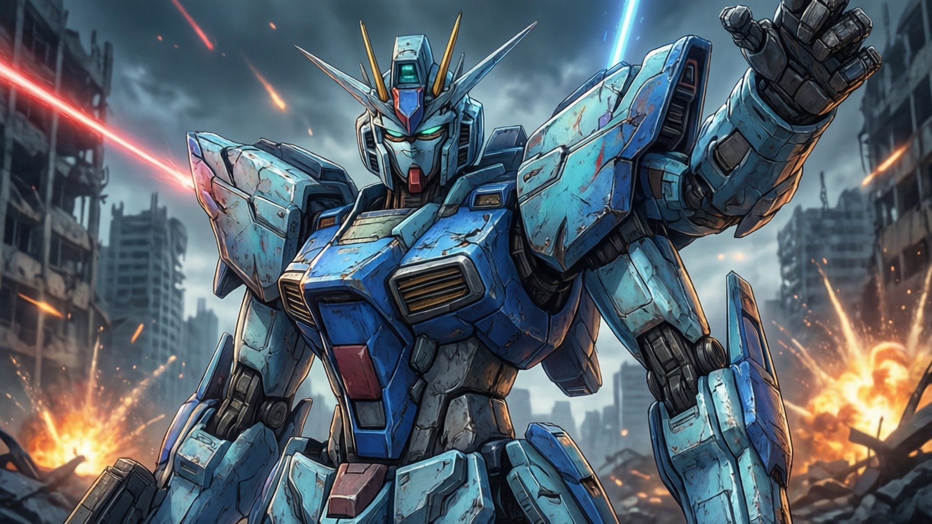 メカ戦場 壁紙
