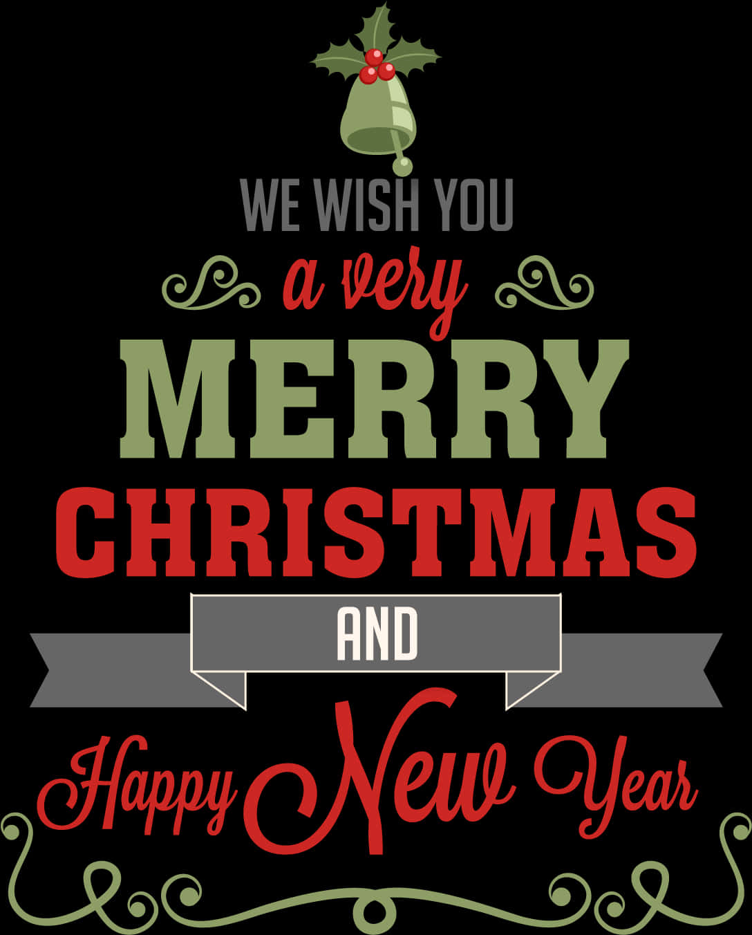 メリークリスマス＆新年あけましておめでとうございます 壁紙