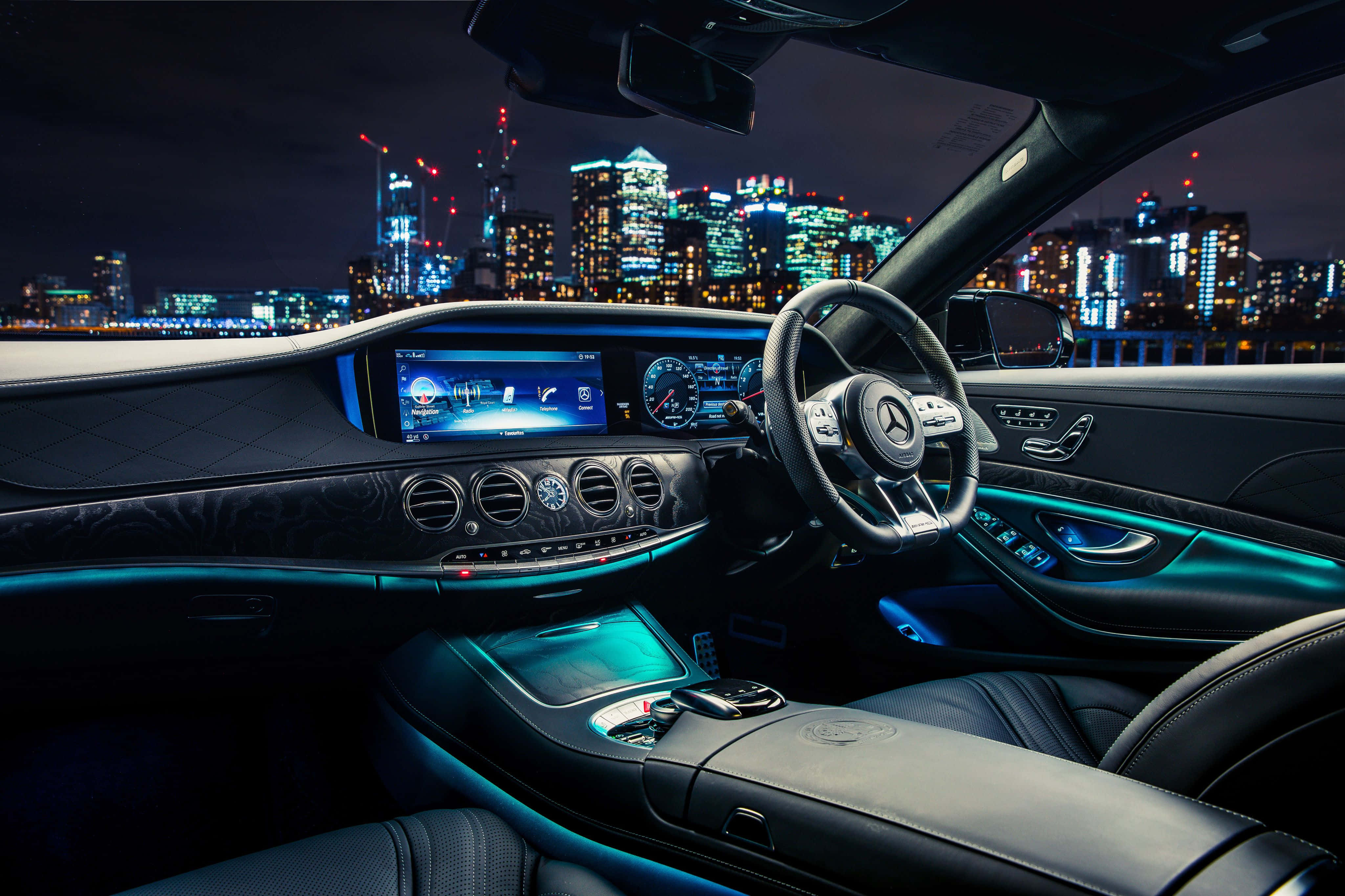 メルセデス・ベンツ S 63 車内 壁紙