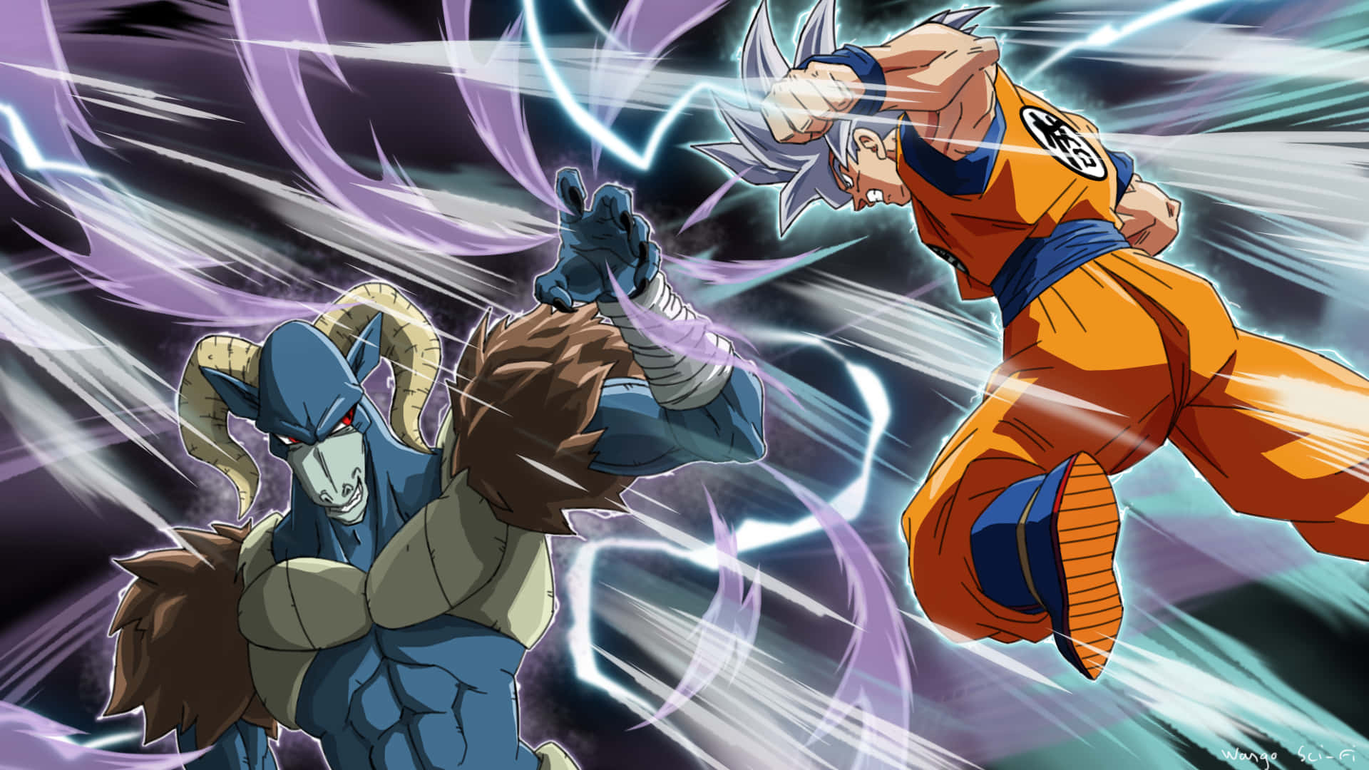 モロ vs 悟空 ドラゴンボール超 画像 壁紙
