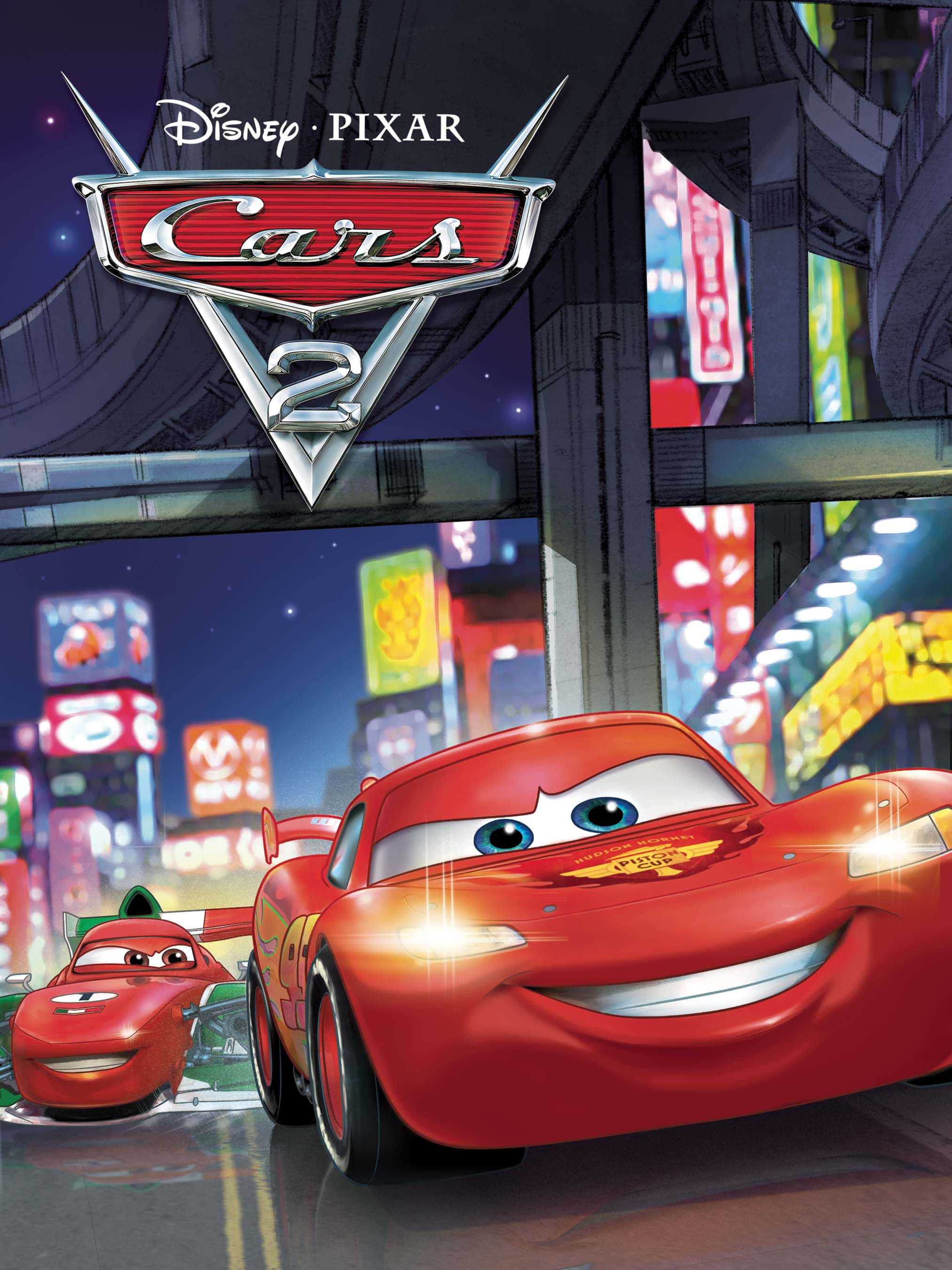 ライトニング・マックィーンが『カーズ2』で先頭に立つ 壁紙