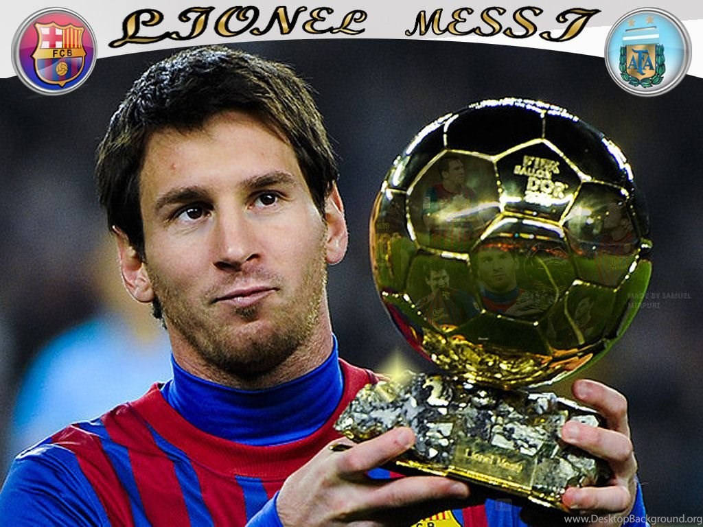 リオネル・メッシとFIFAバロンドール2013賞の壁紙