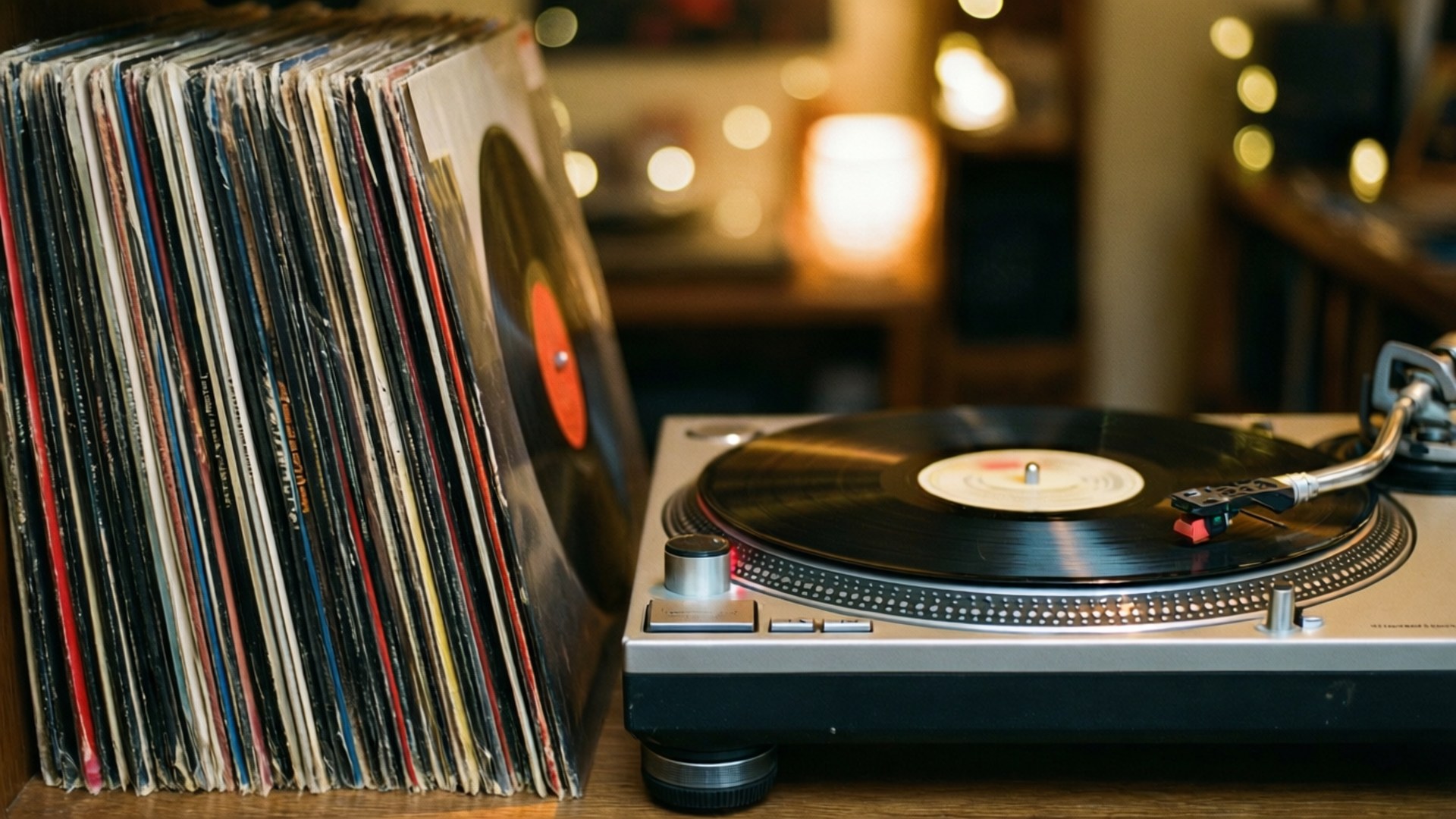 レコードプレーヤーのセットアップ 壁紙