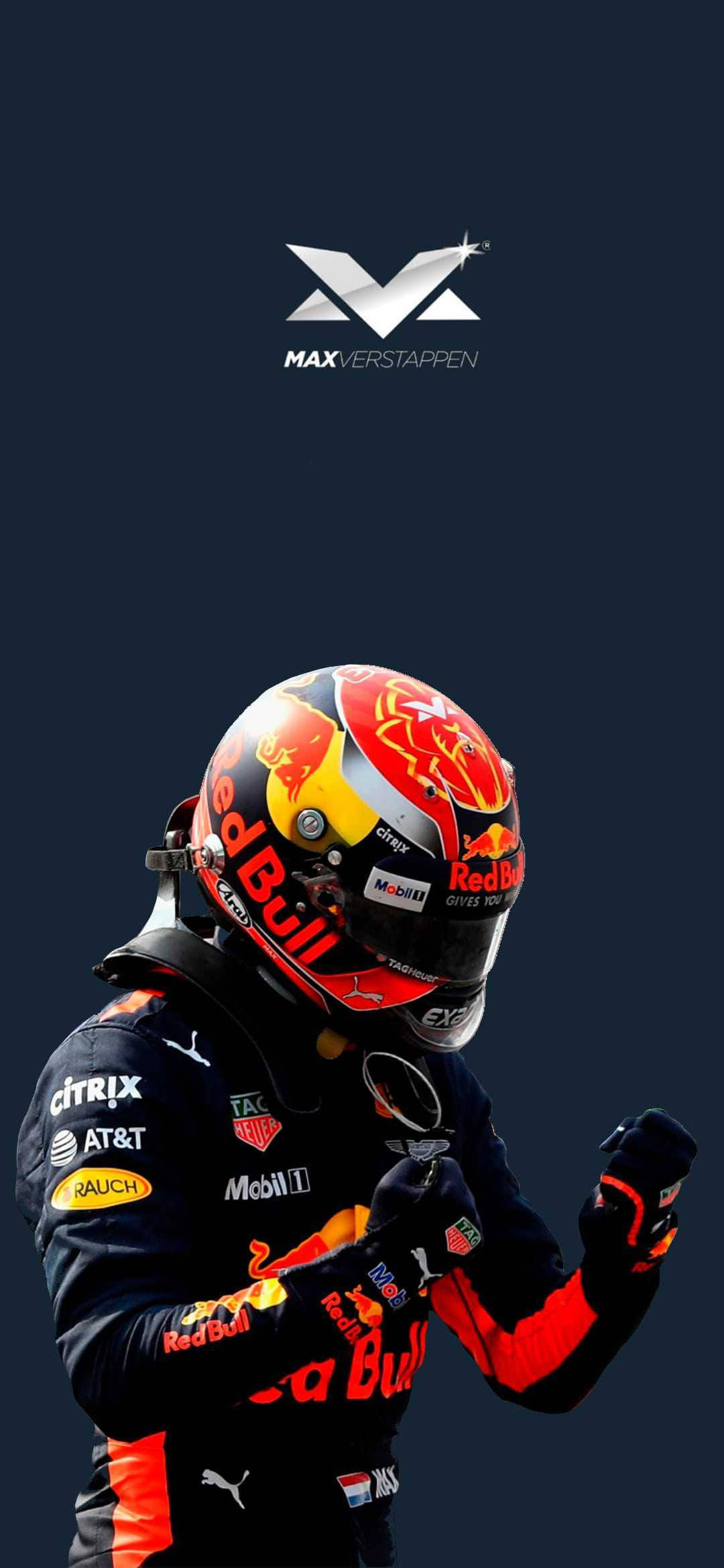 レッドブルレーシングスーツ姿のマックス・フェルスタッペン 壁紙