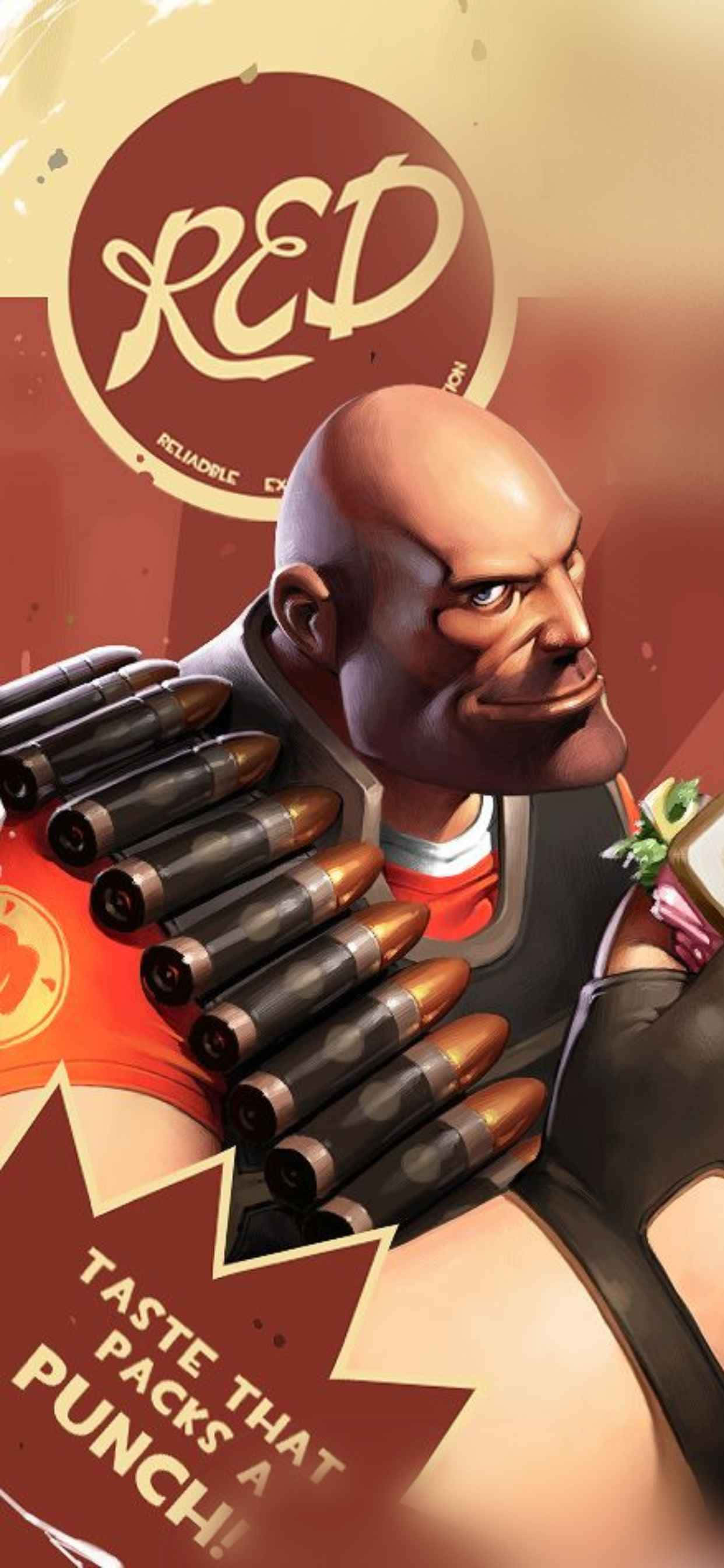 レッドヘビー iPhone XS Max Team Fortress 2 壁紙