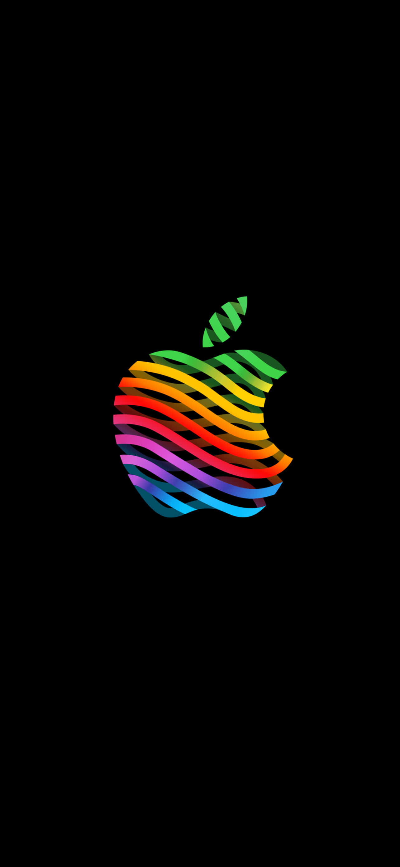 レトロなAppleロゴ 壁紙