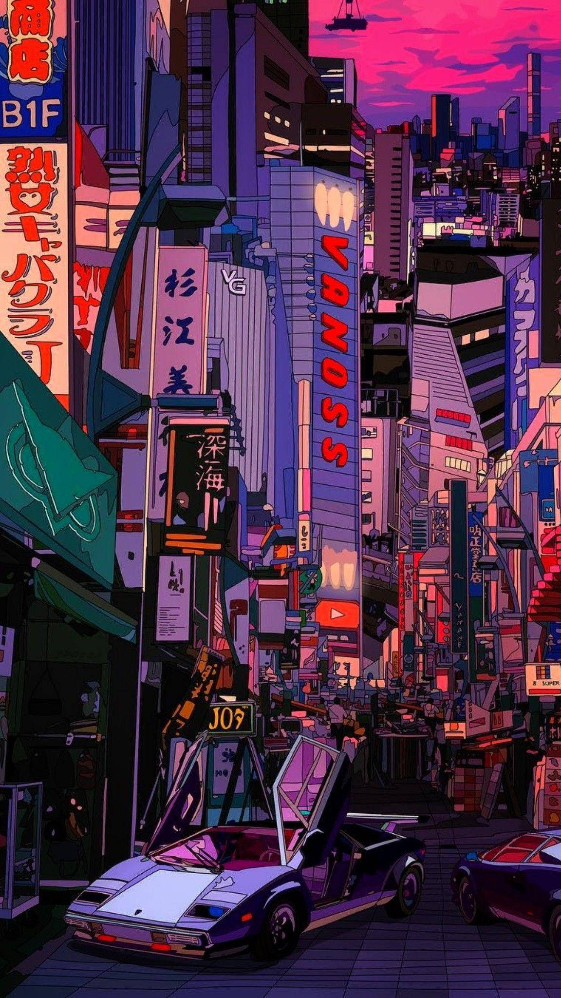 レトロ東京の美学都市 壁紙