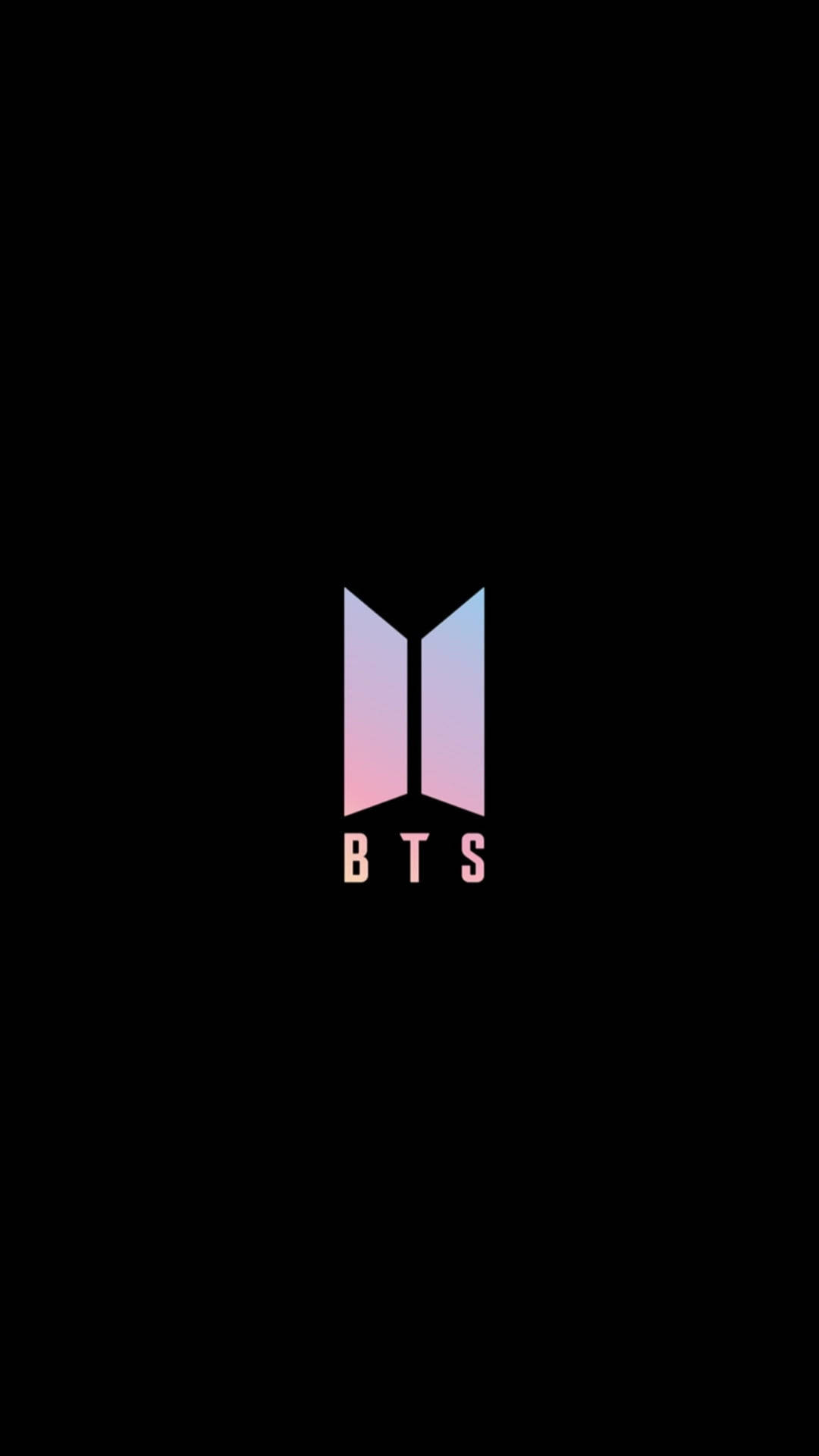 ロック画面 BTS パープルロゴ 壁紙