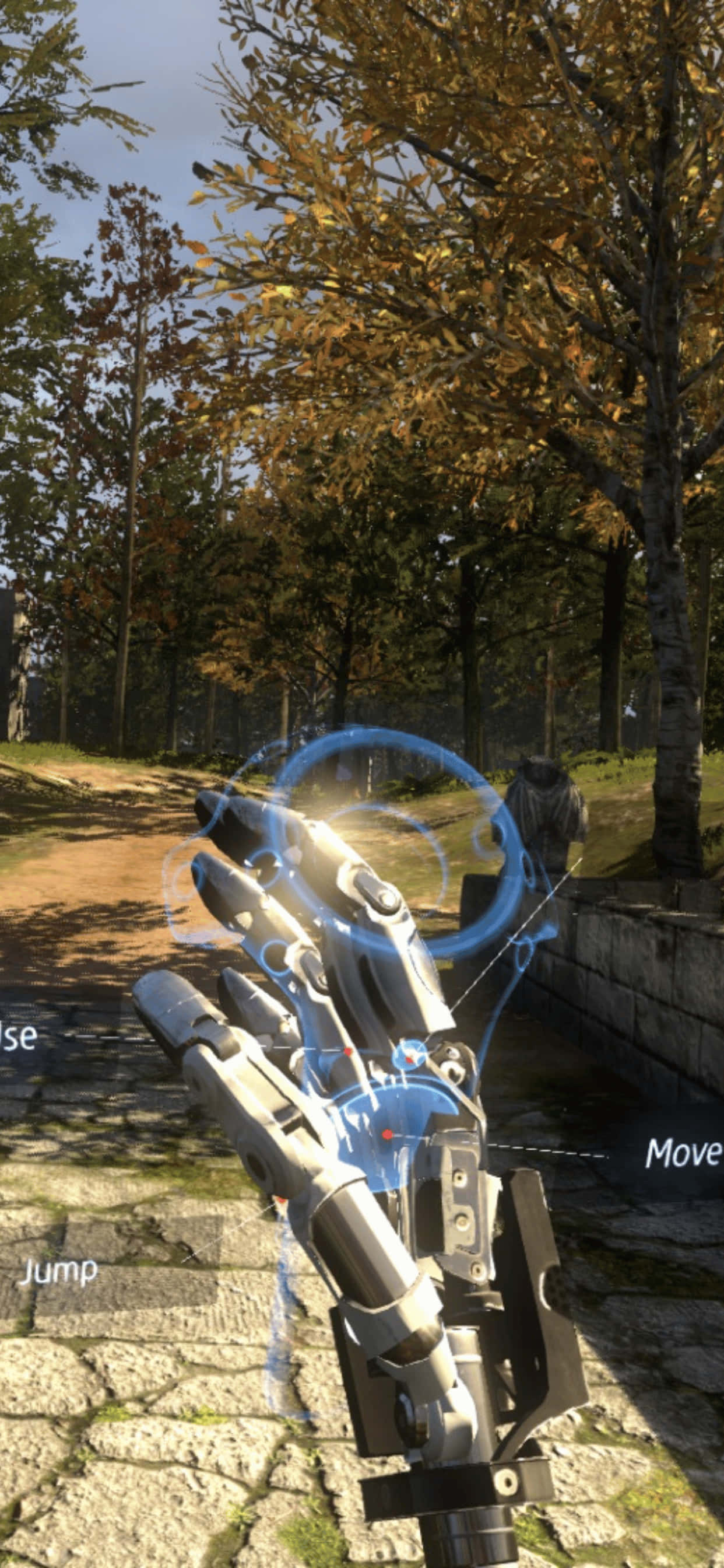 ロボットの腕と銃があるビデオゲーム 壁紙
