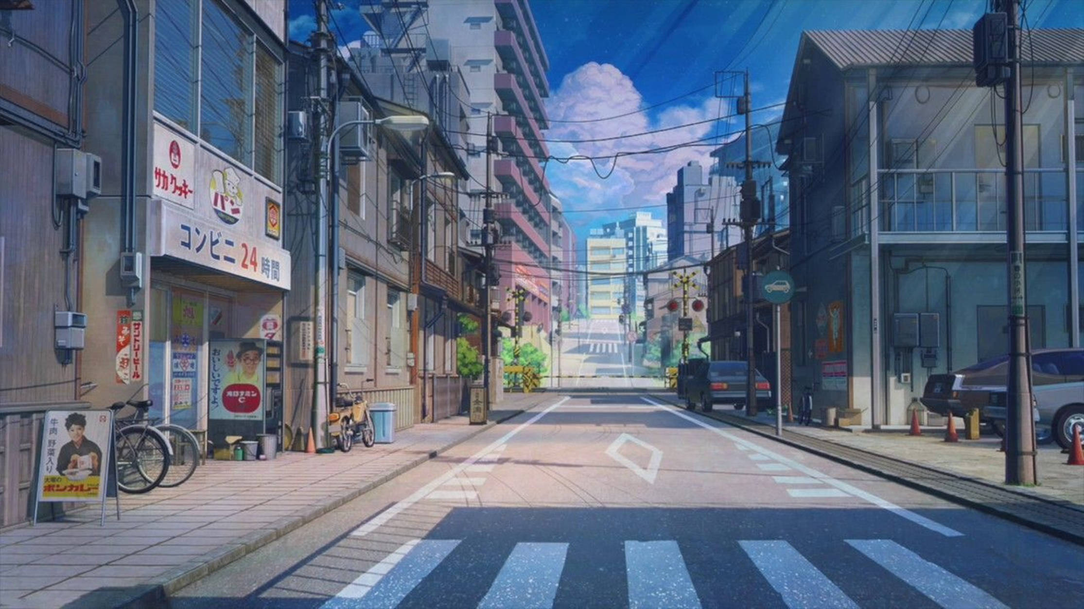 ローファイアニメ 東京 日本 ストリート 壁紙