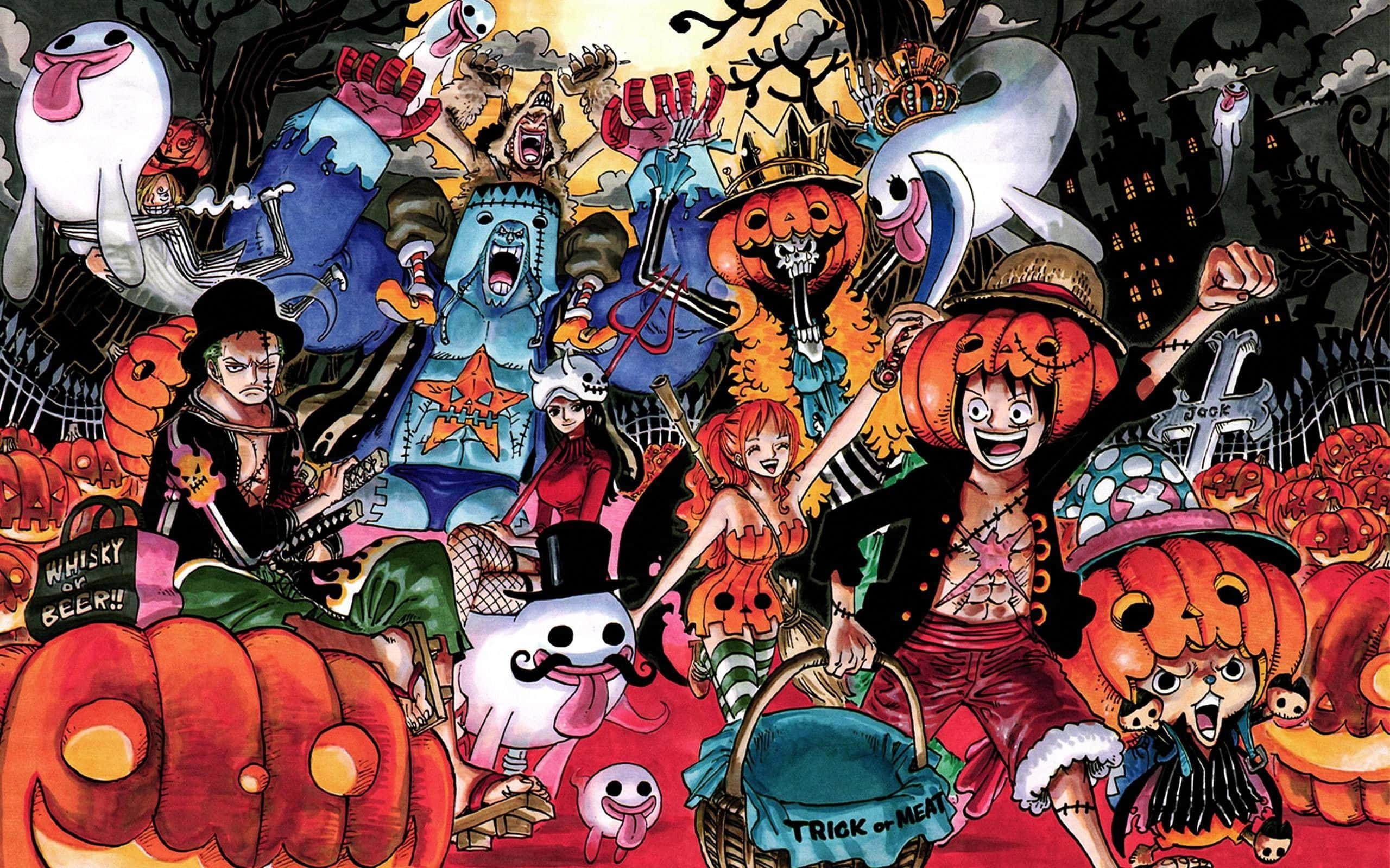 ワンピース ハロウィンパーティーの画像 壁紙