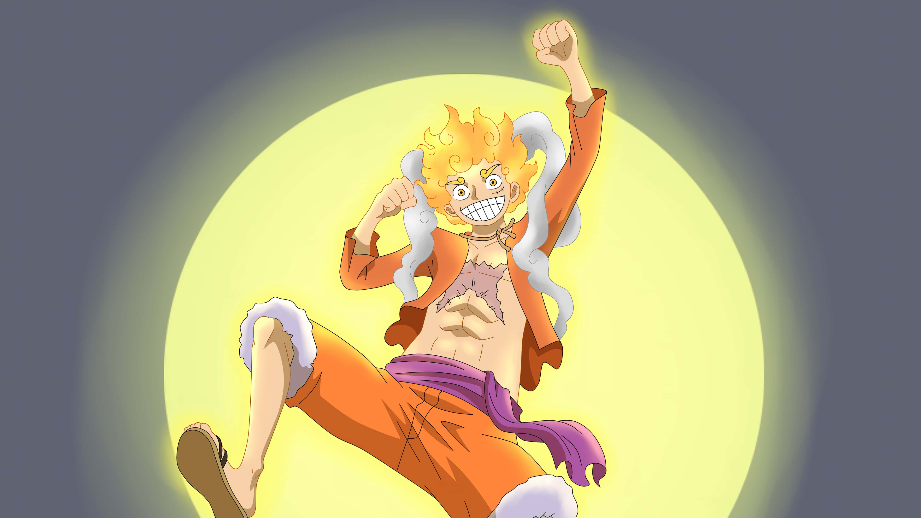ワンピース ルフィ 月越えの絵 壁紙