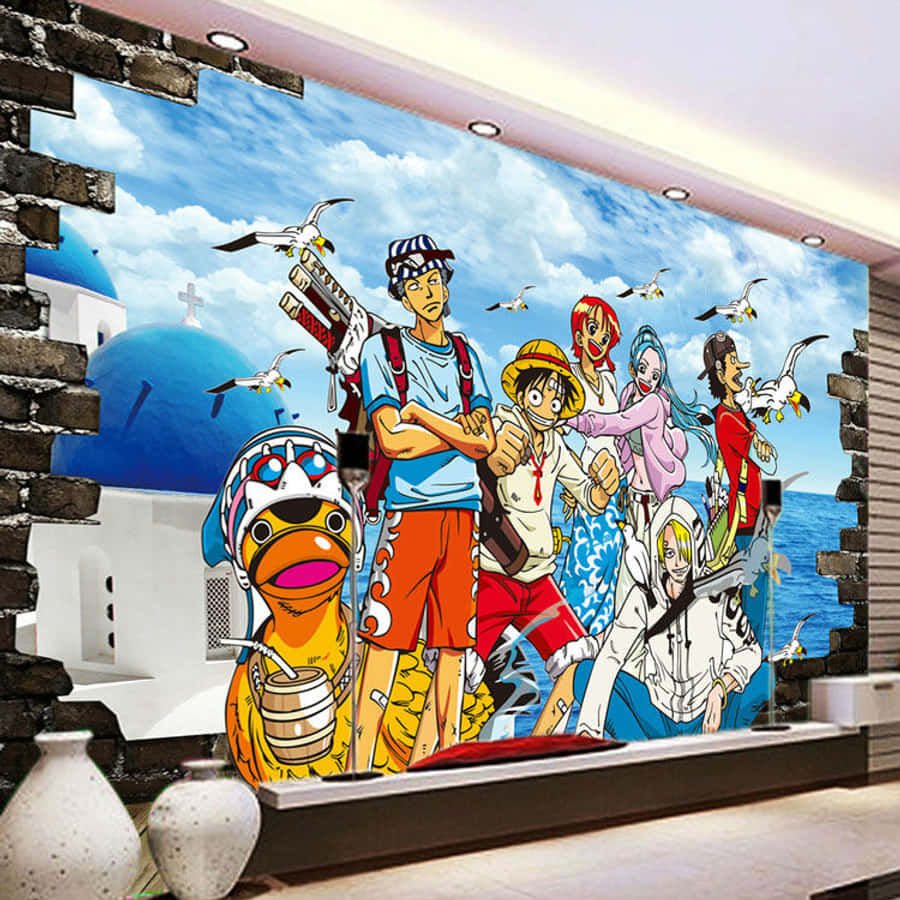 ワンピース 日本のアニメ 寝室の壁 壁紙
