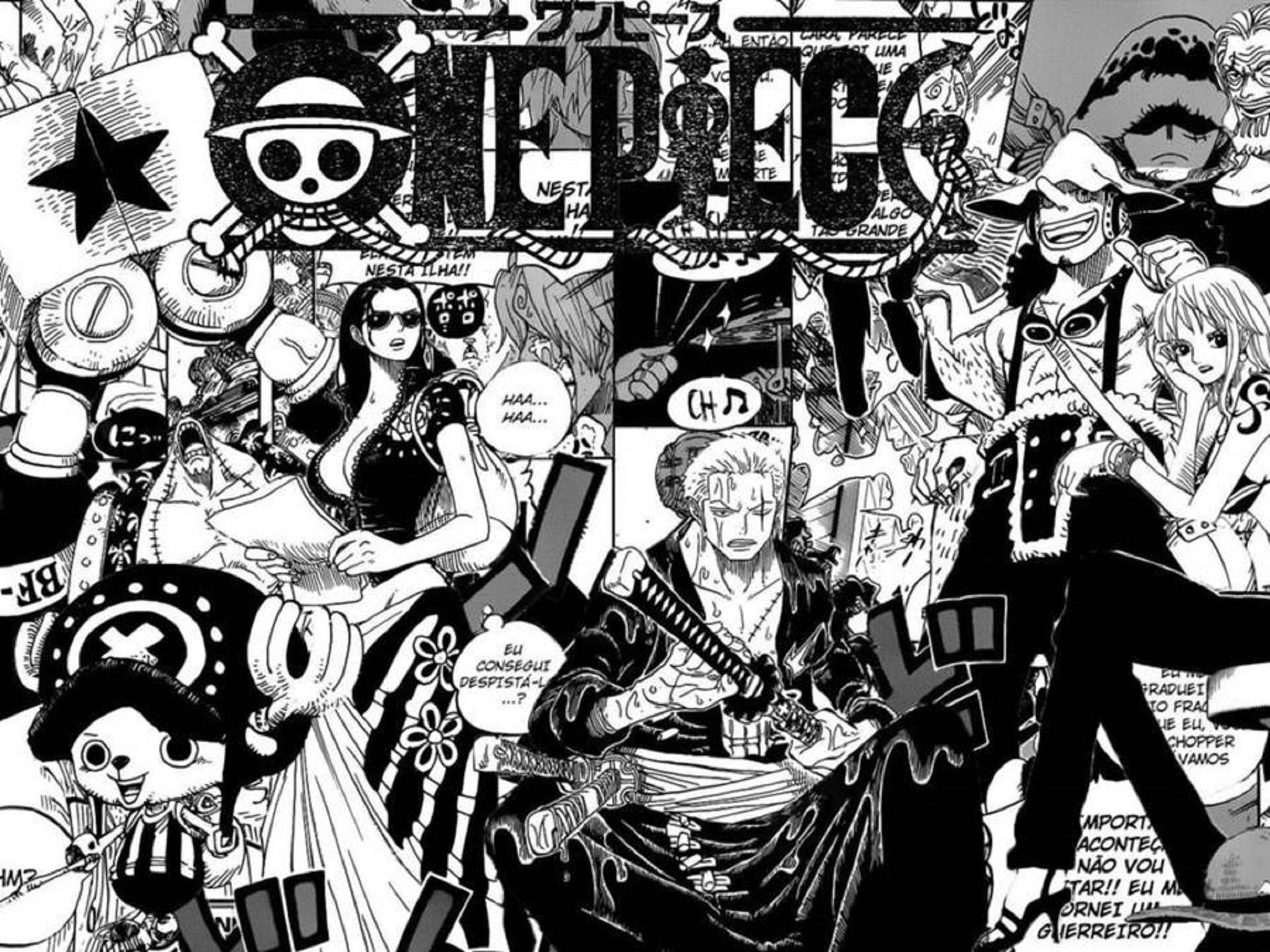 ワンピース漫画パネル表紙 壁紙