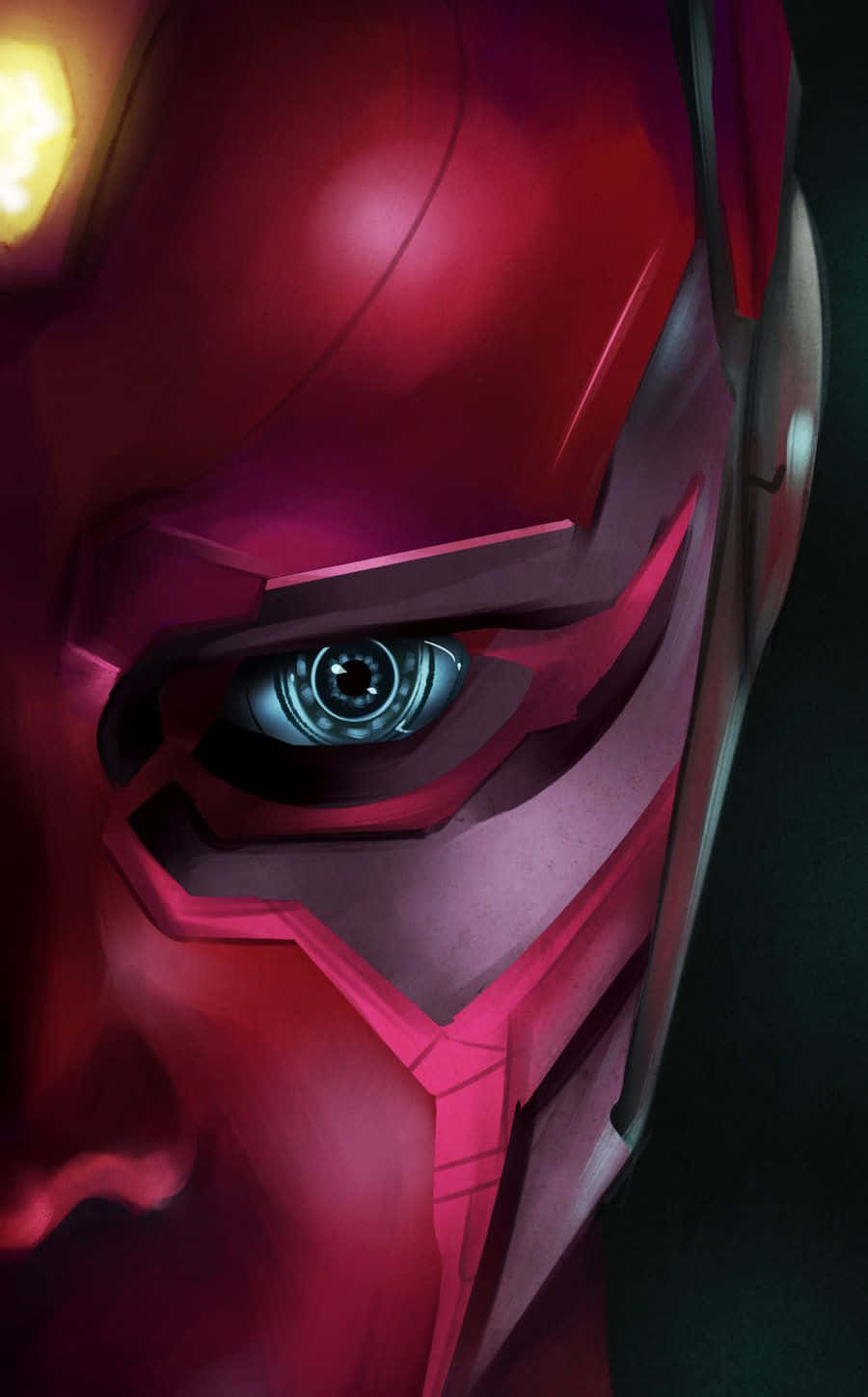 ヴィジョン・アベンジャーズのヴィブラニウムヘッド 壁紙
