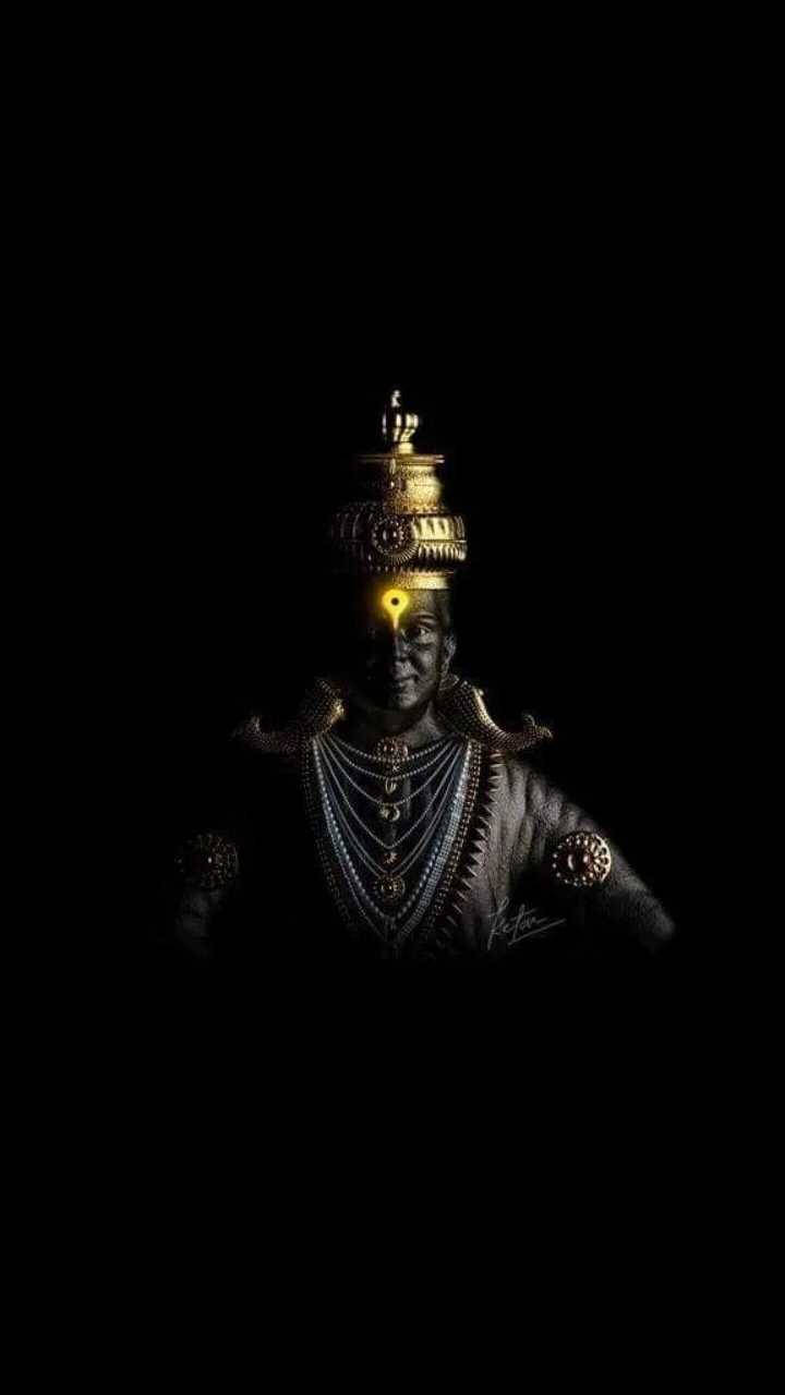 ヴィッタル ヒンドゥー教の神の壁紙 — ブラックエステティック GIF 壁紙