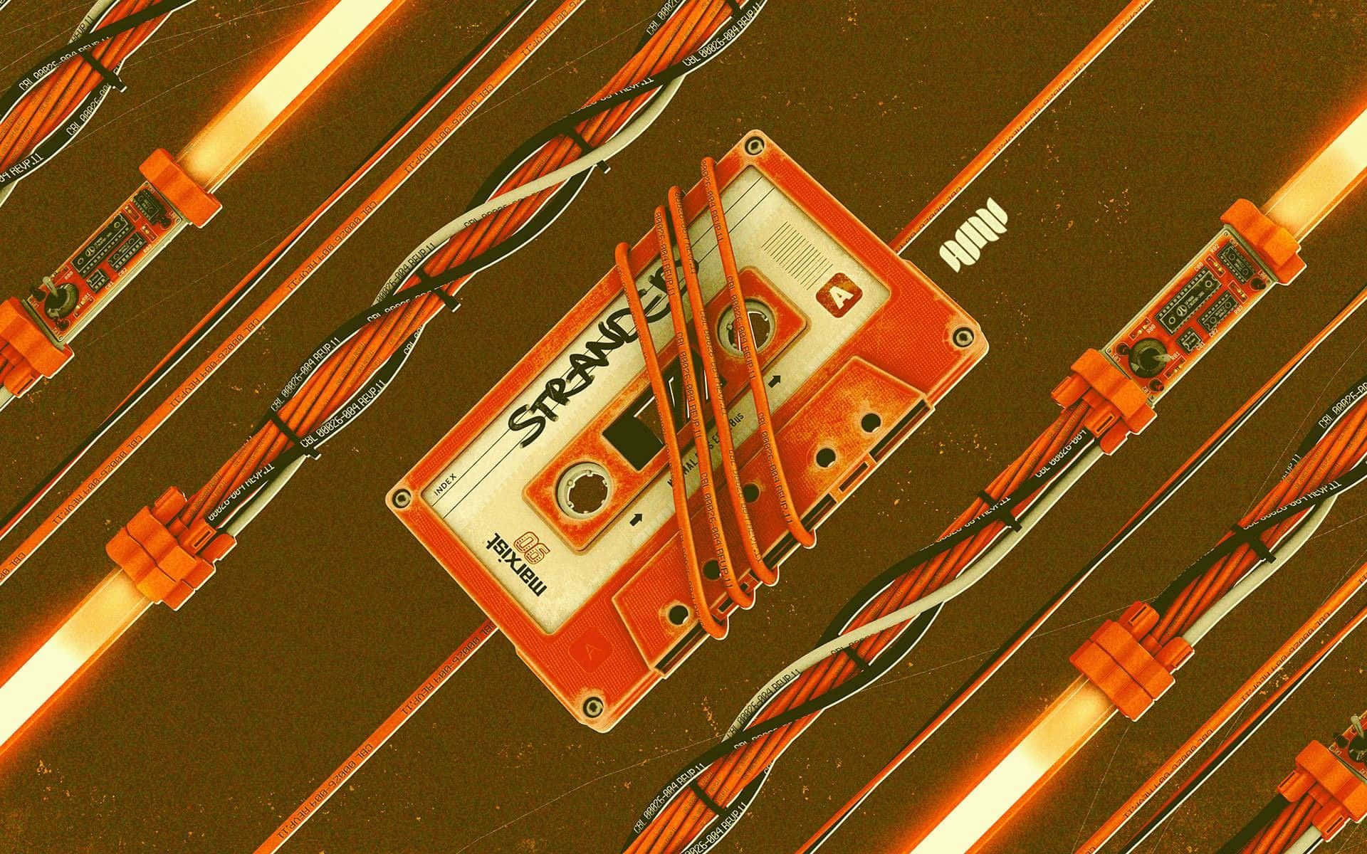 ヴィンテージカセットテープ 70年代エステティックデスクトップ 壁紙