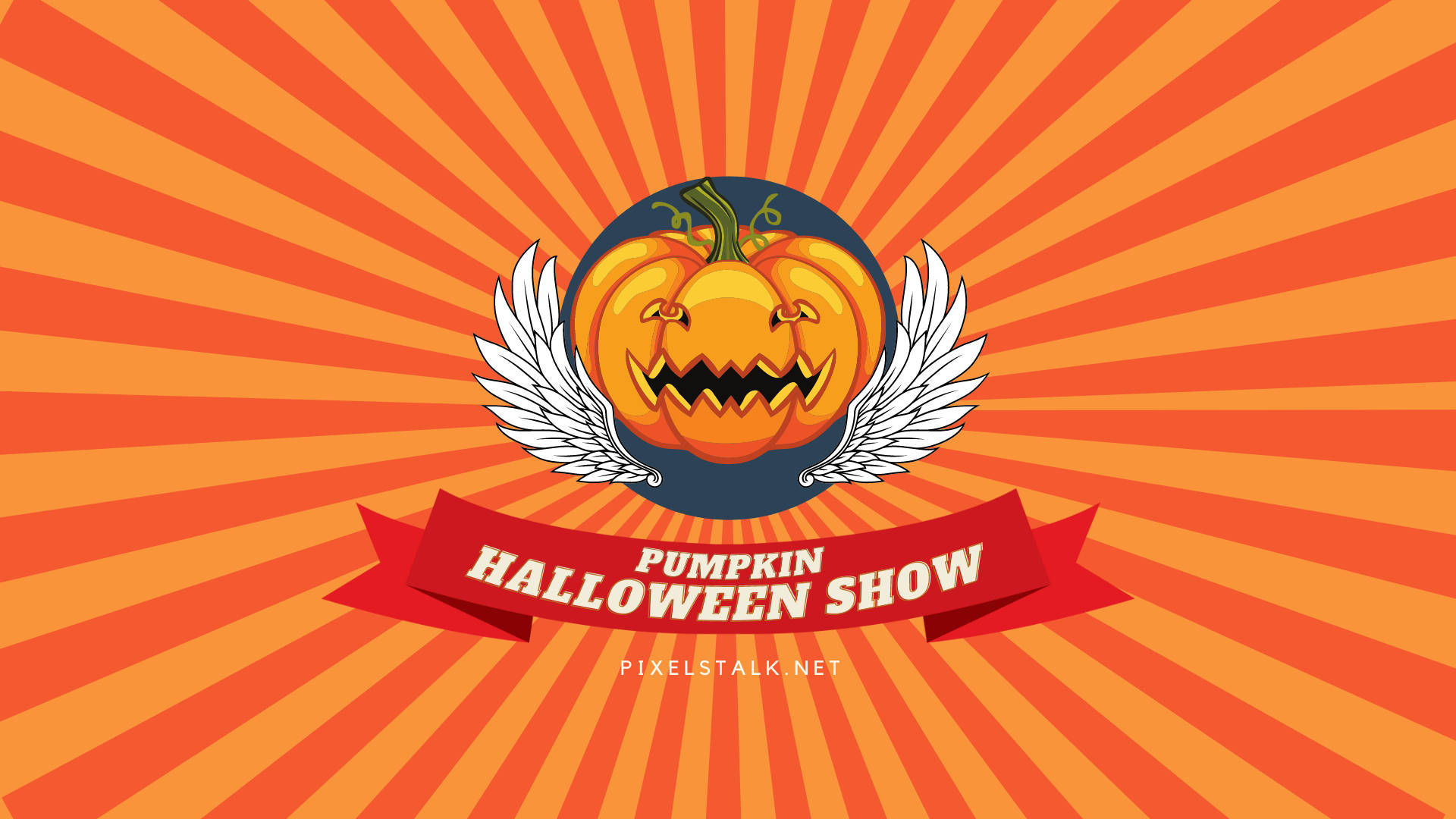 ヴィンテージハロウィンショー パンプキン 壁紙