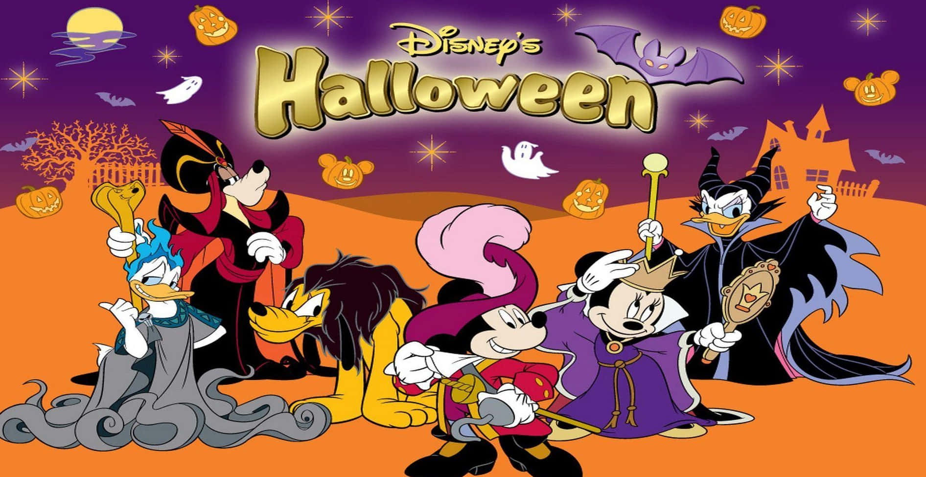 不気味なディズニーハロウィンナイト 壁紙