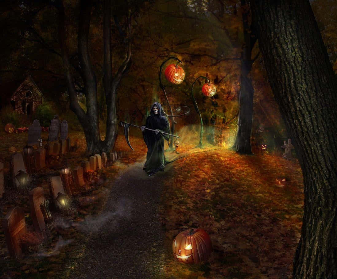 不気味なハロウィンの写真 壁紙