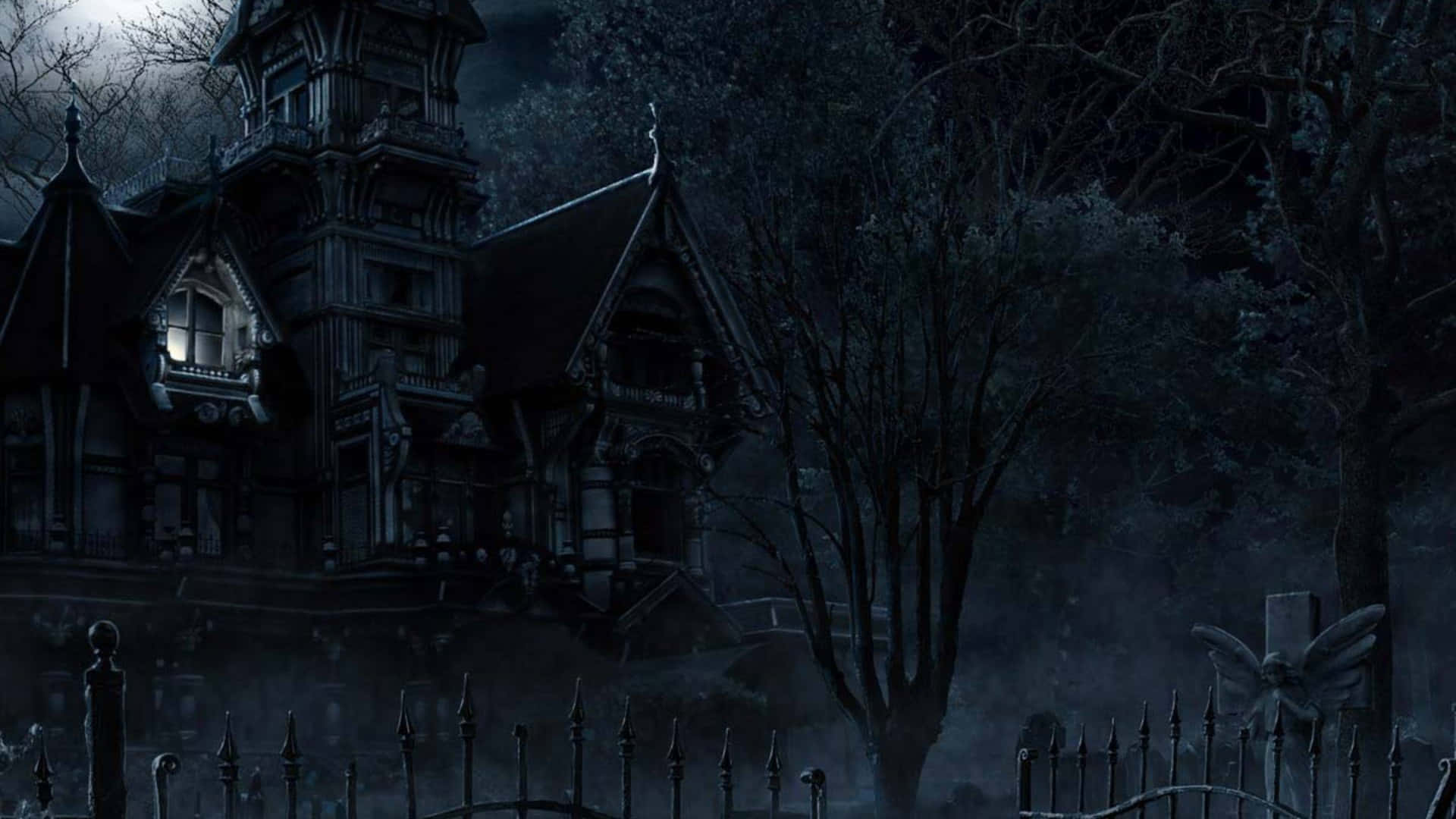 不気味なハロウィンの背景 壁紙