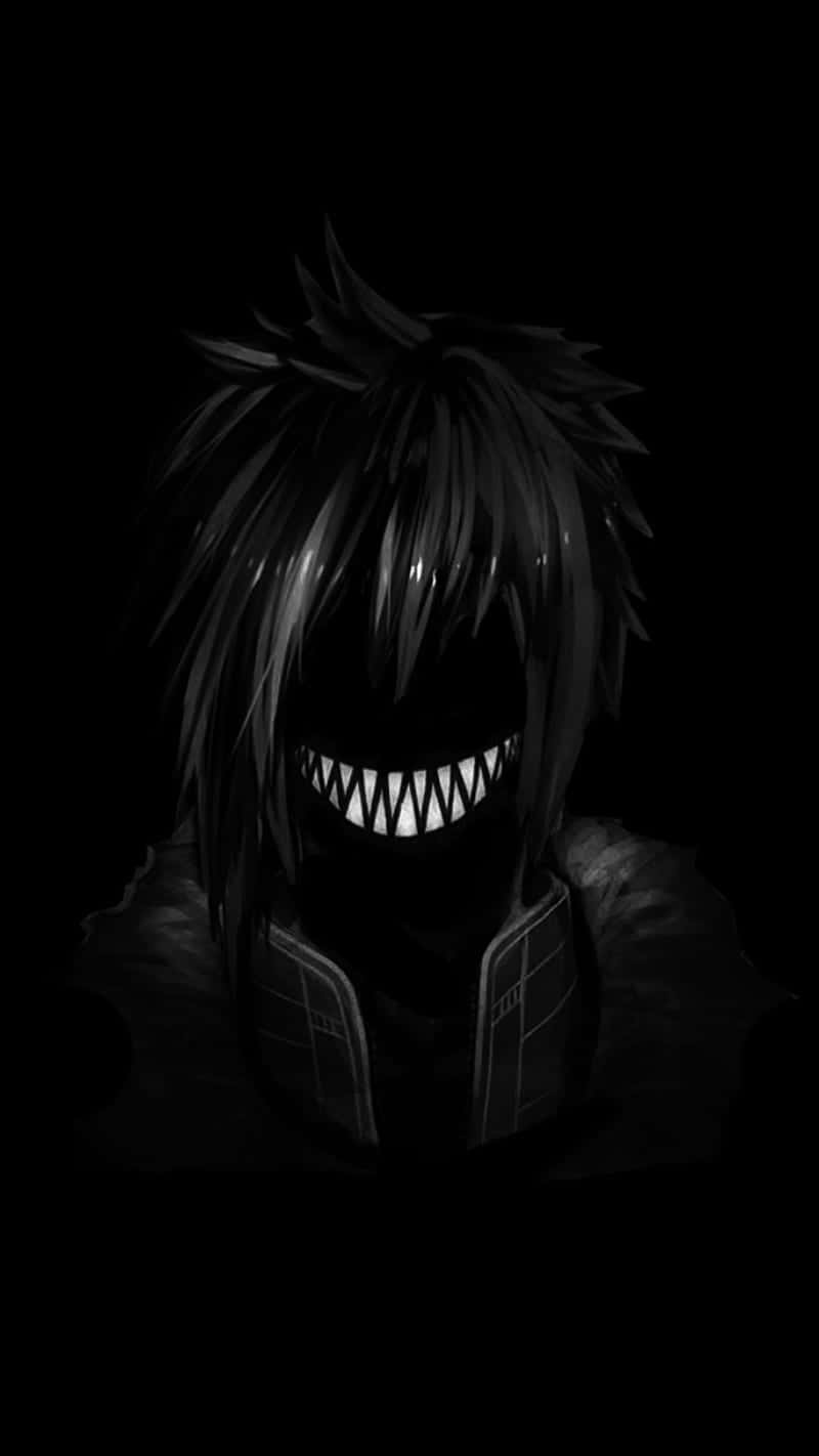 不気味な微笑み - アニメキャラクターの悪魔的な笑み 壁紙