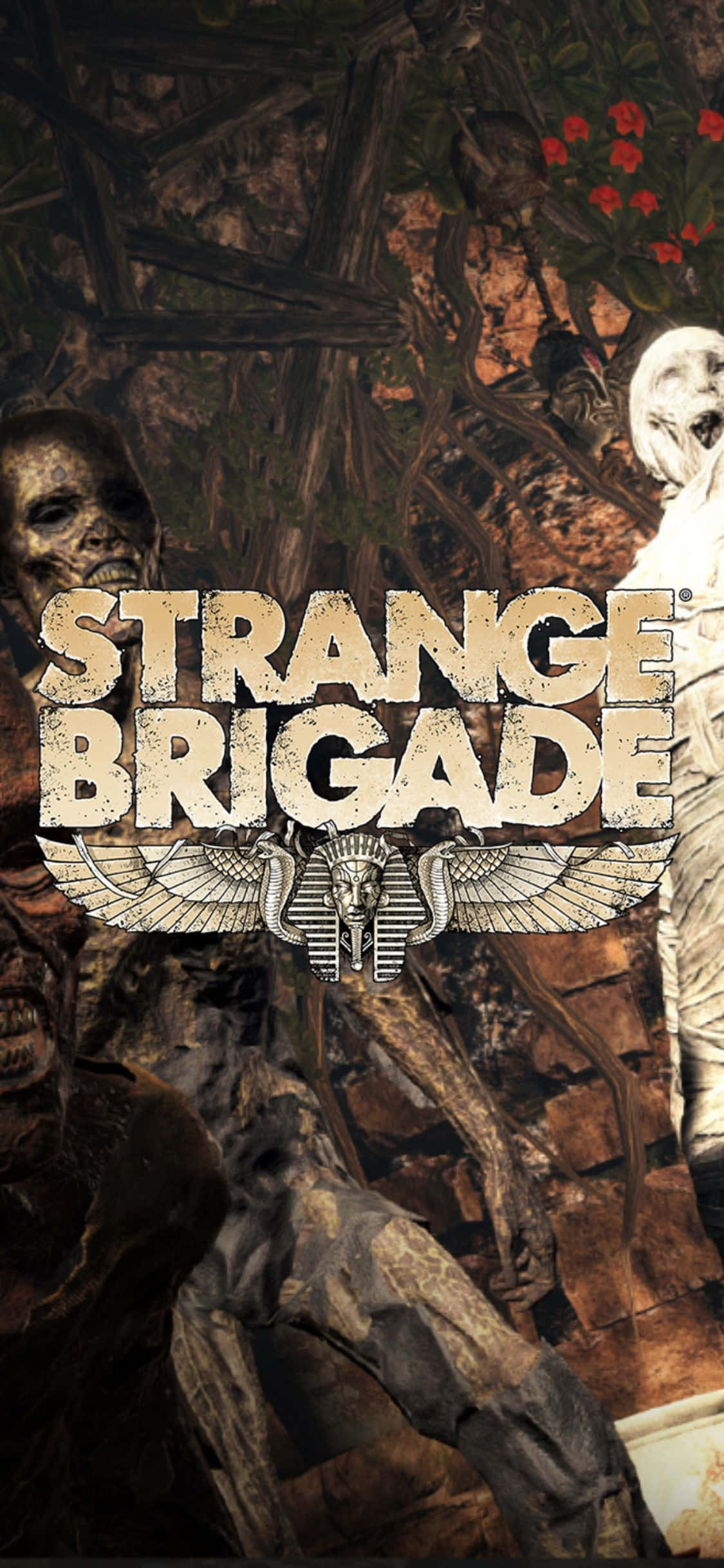 恐ろしいスケルトンゾンビ iPhone X Strange Brigade 背景 壁紙
